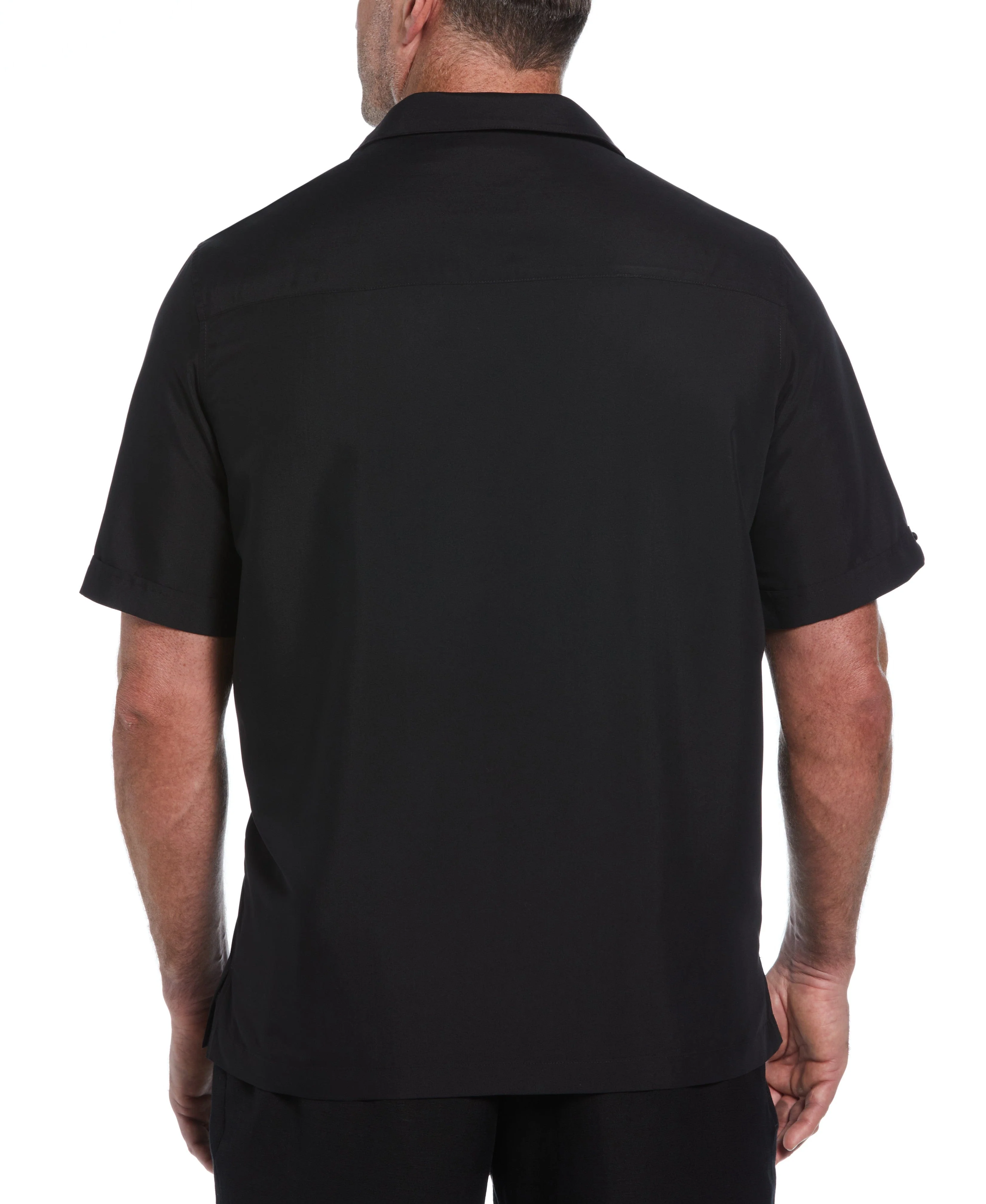 Big & Tall Color-Block Embroidered Shirt - Image 3