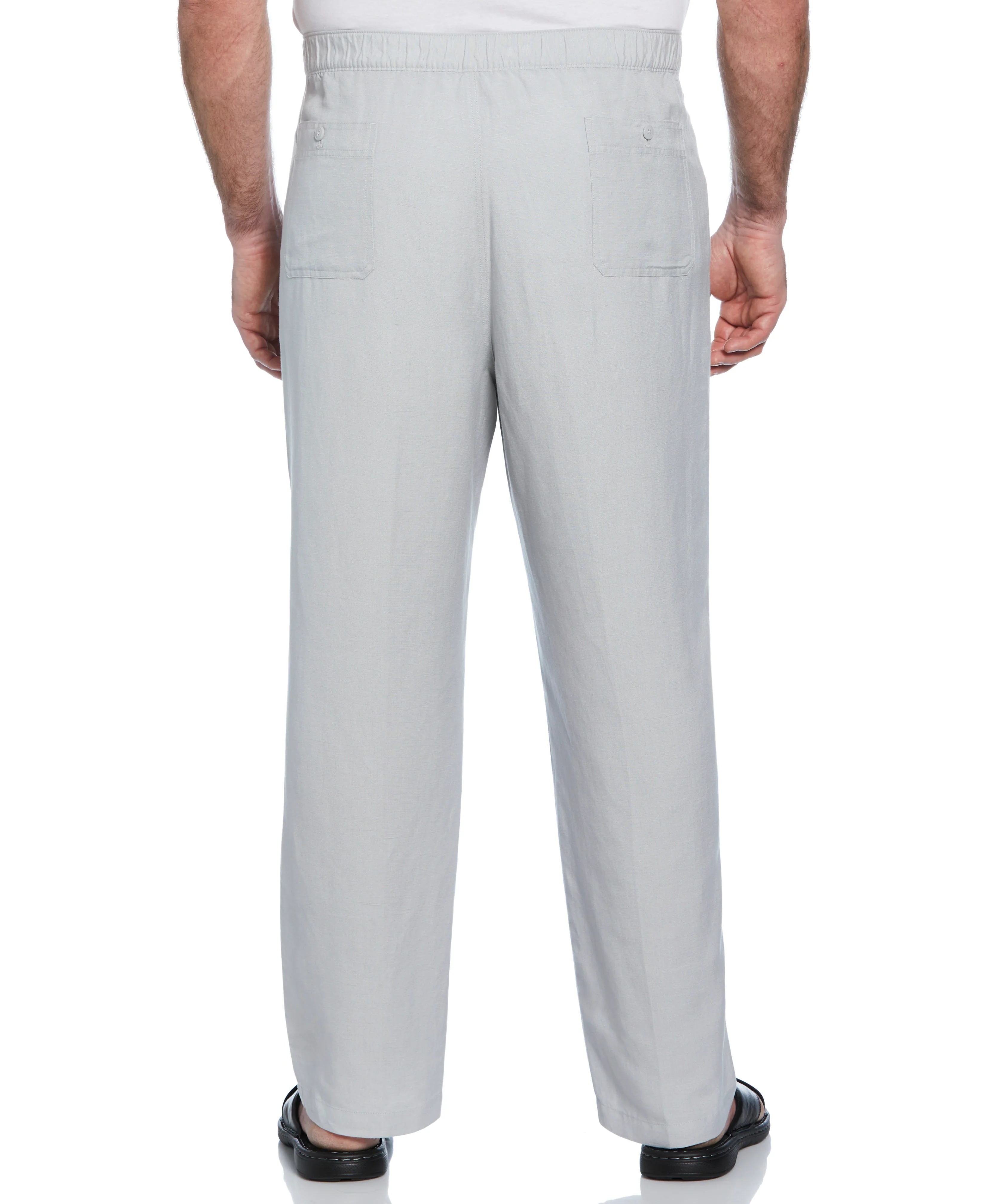 Big & Tall Core Drawstring Linen-Blend Pants - Image 7