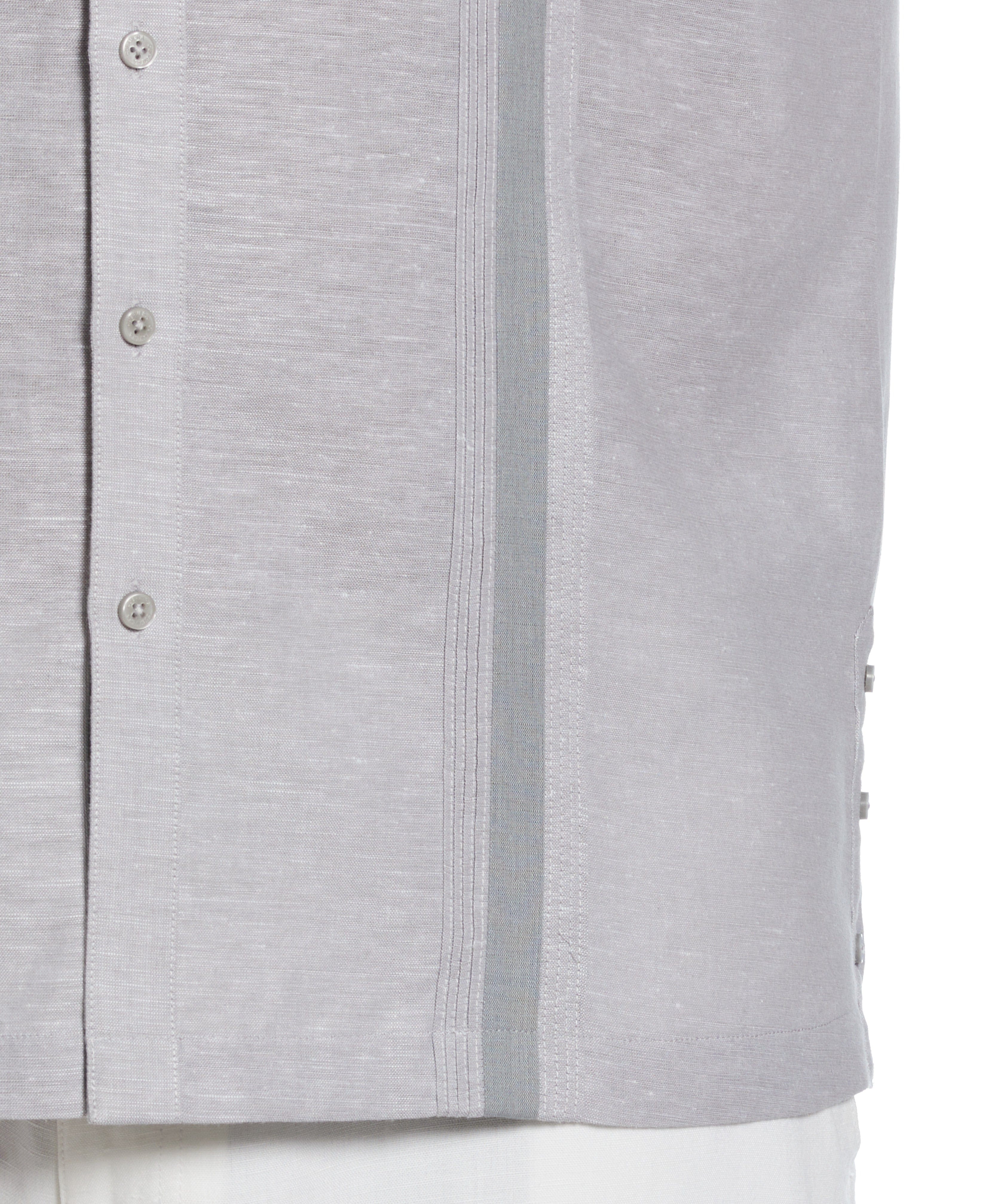 Big & Tall Cross Dye Linen-Blend Guayabera - Image 16