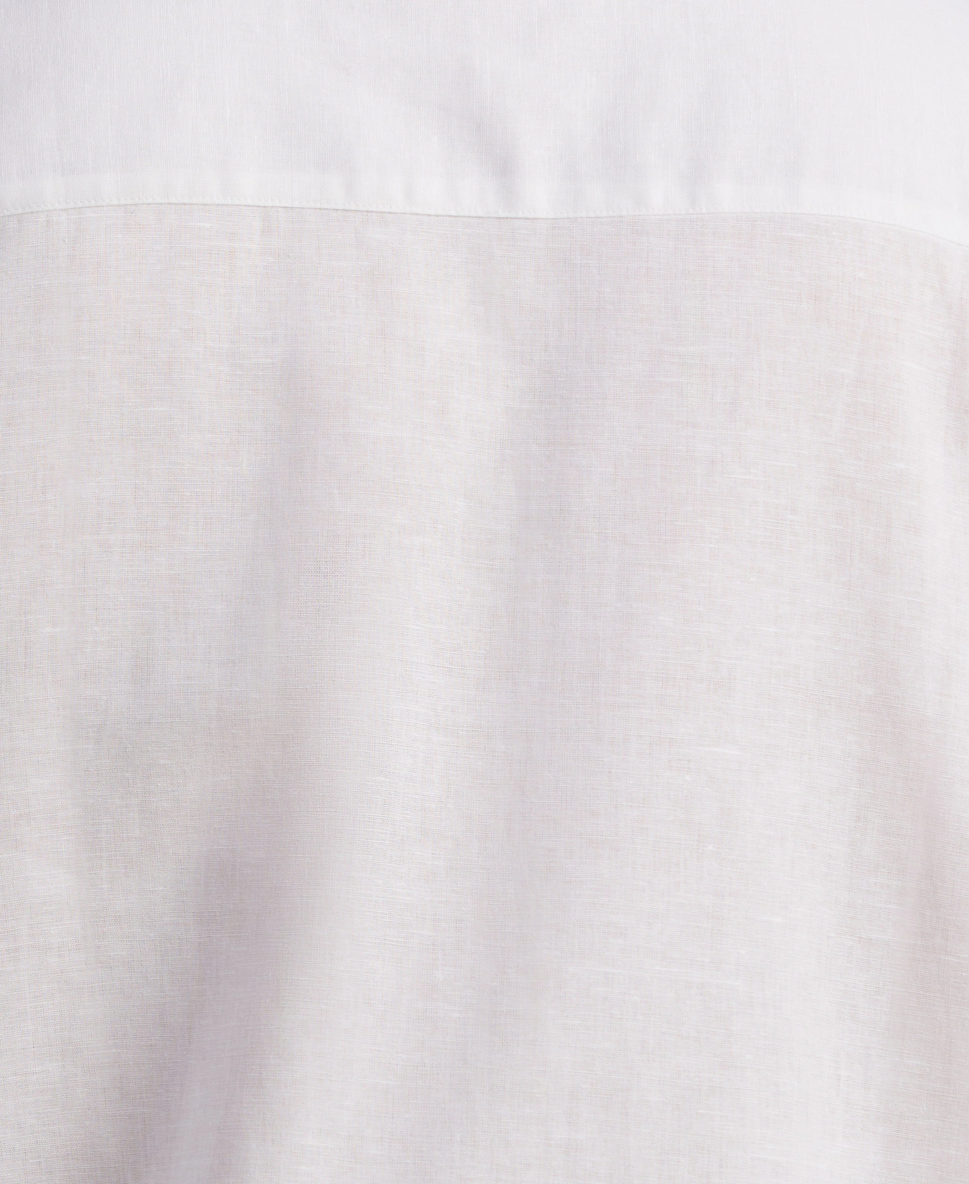 Big & Tall No-Pocket Linen-Blend  Guayabera - Image 6