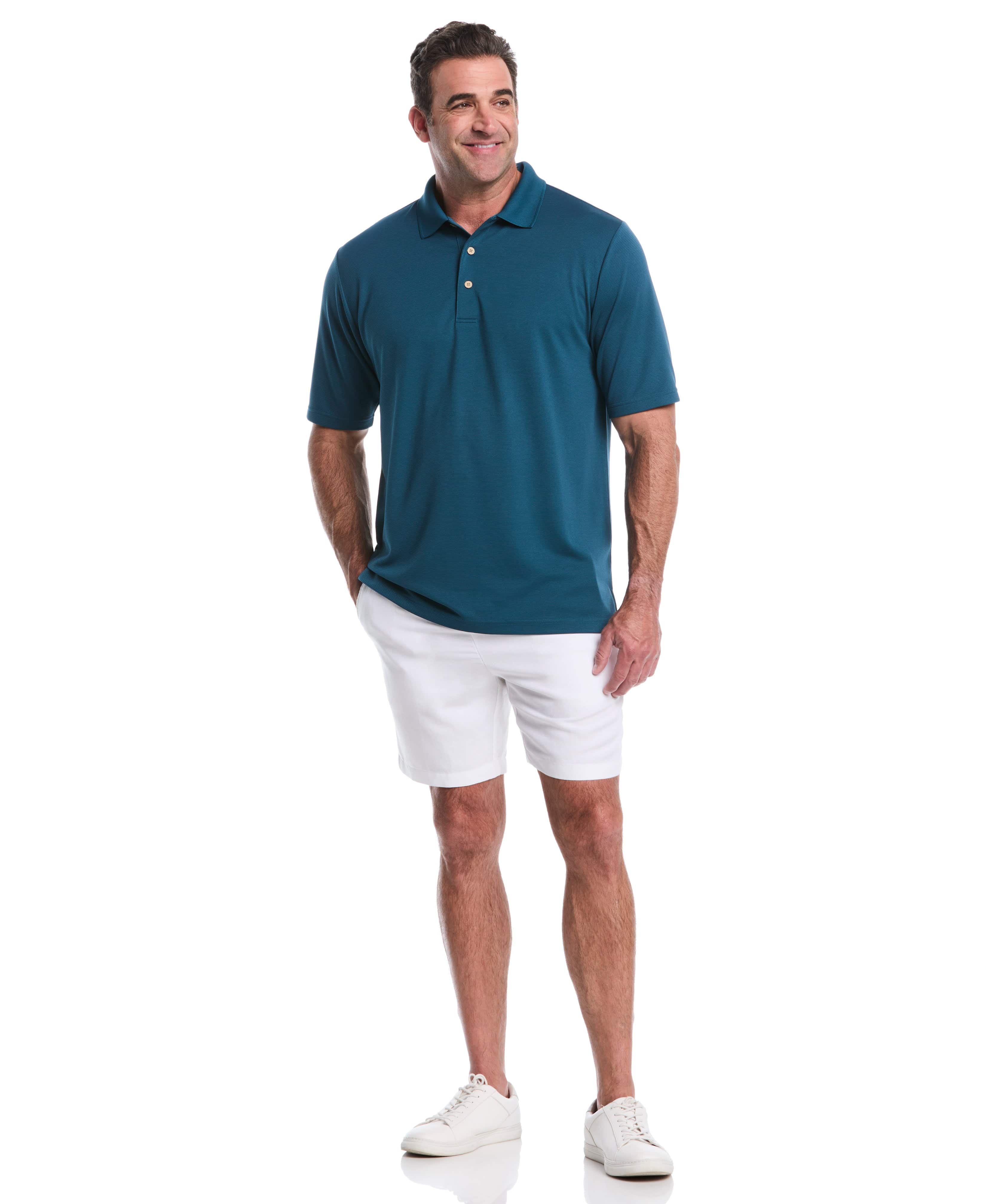 Big & Tall Solid Textured Polo - Image 42