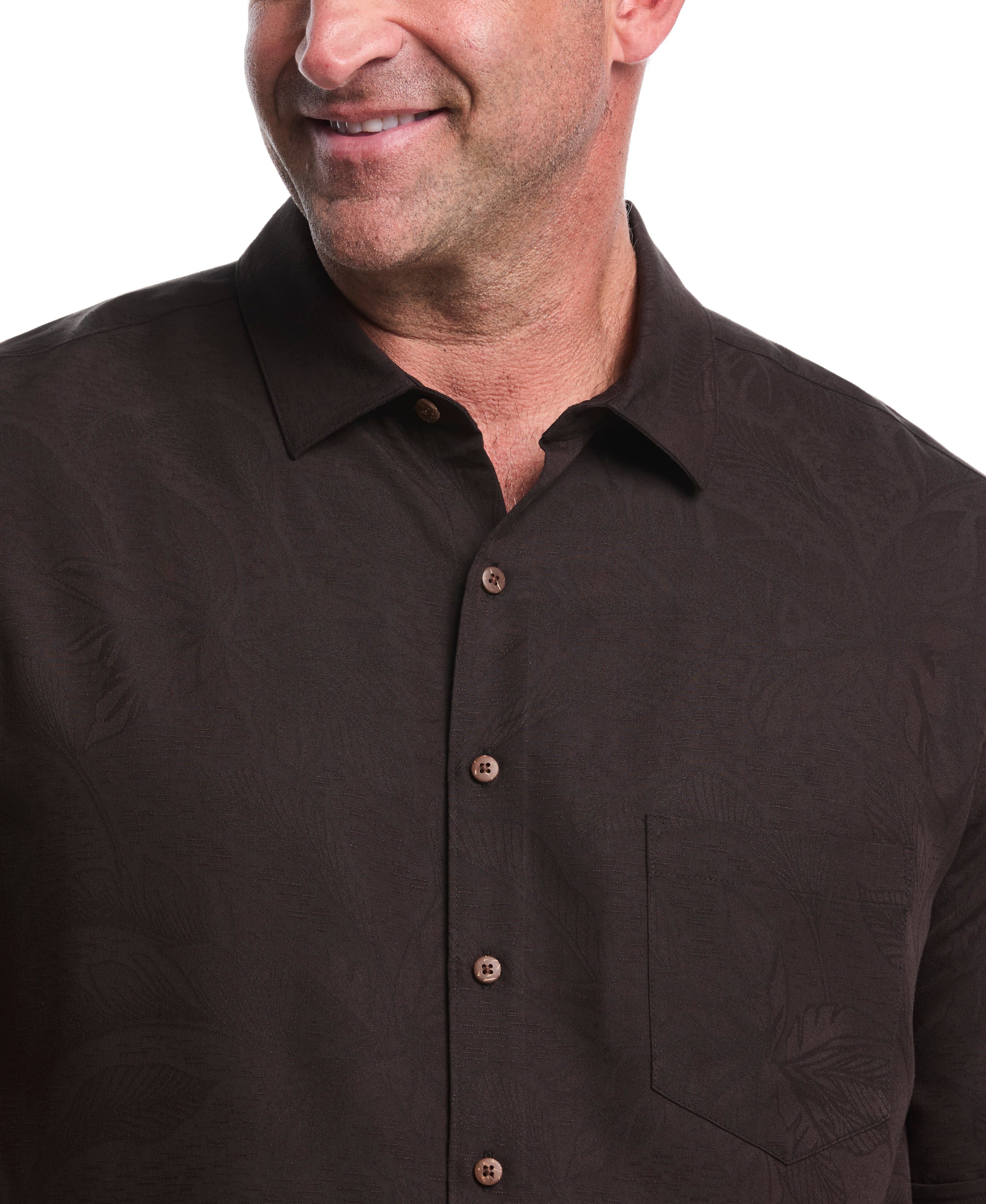 Big & Tall Palm Print Shirt - Image 23