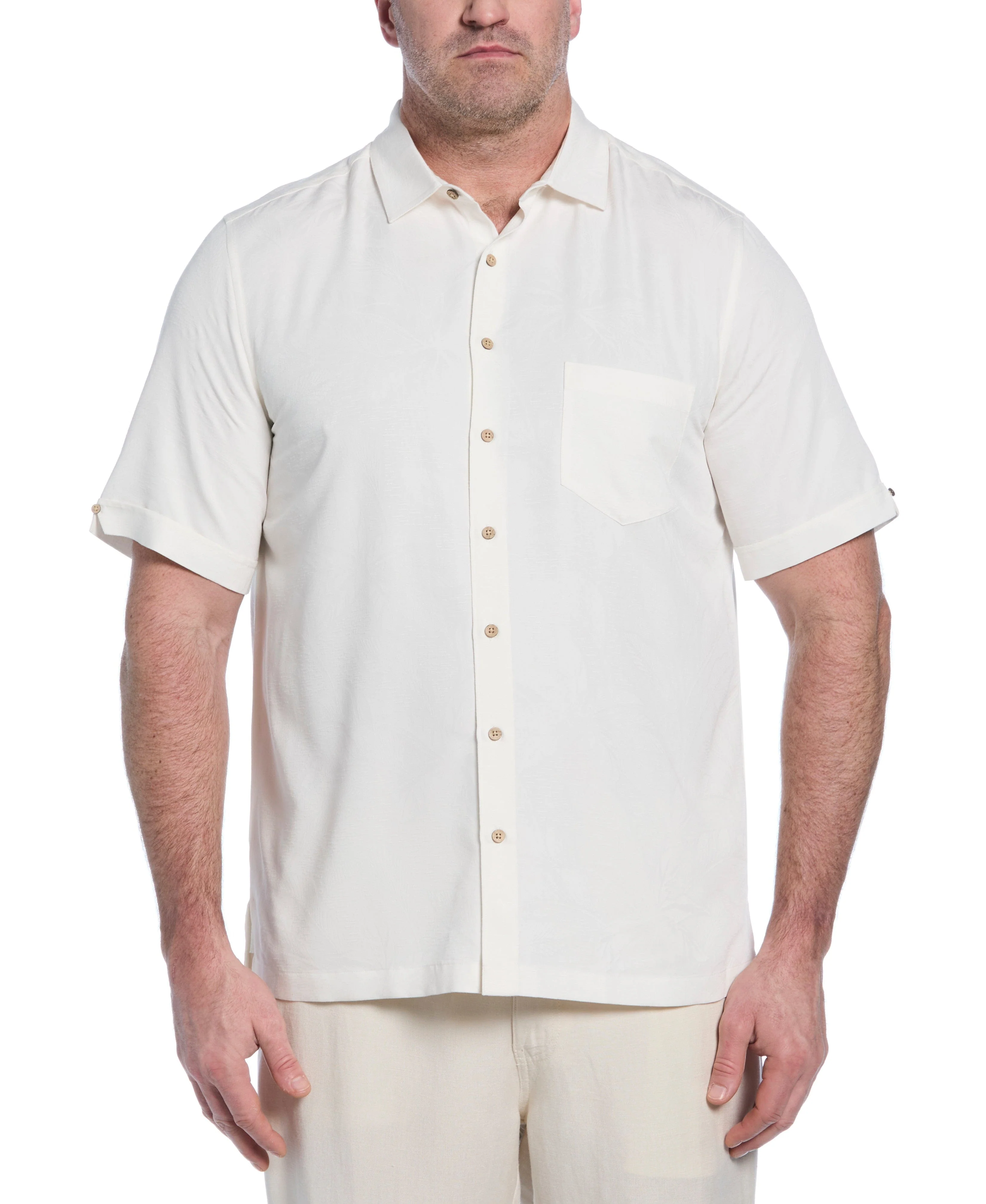 Big & Tall Palm Print Shirt - Image 25