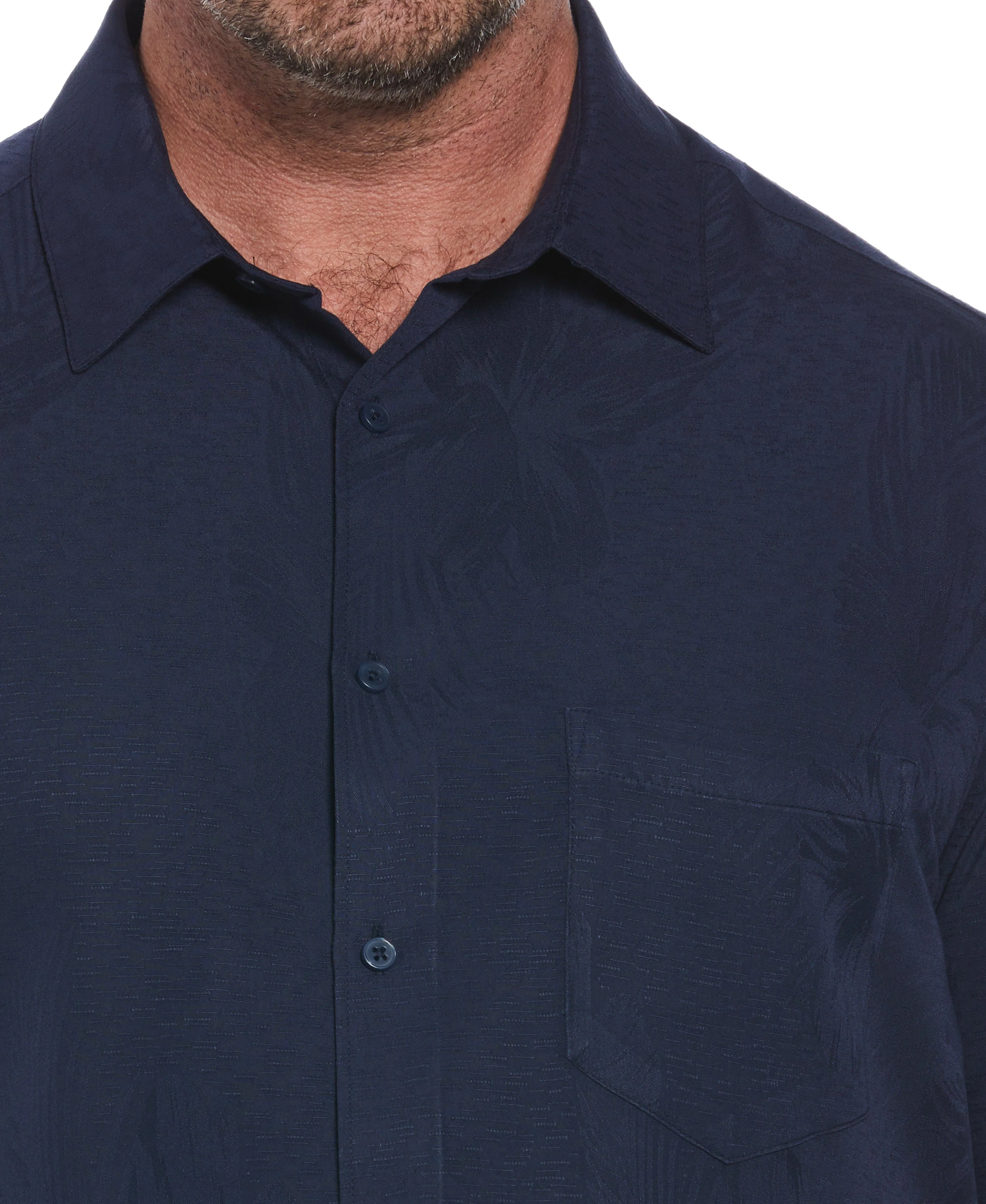 Big & Tall Two-Tone 1-Pocket Floral Shirt - Image 12