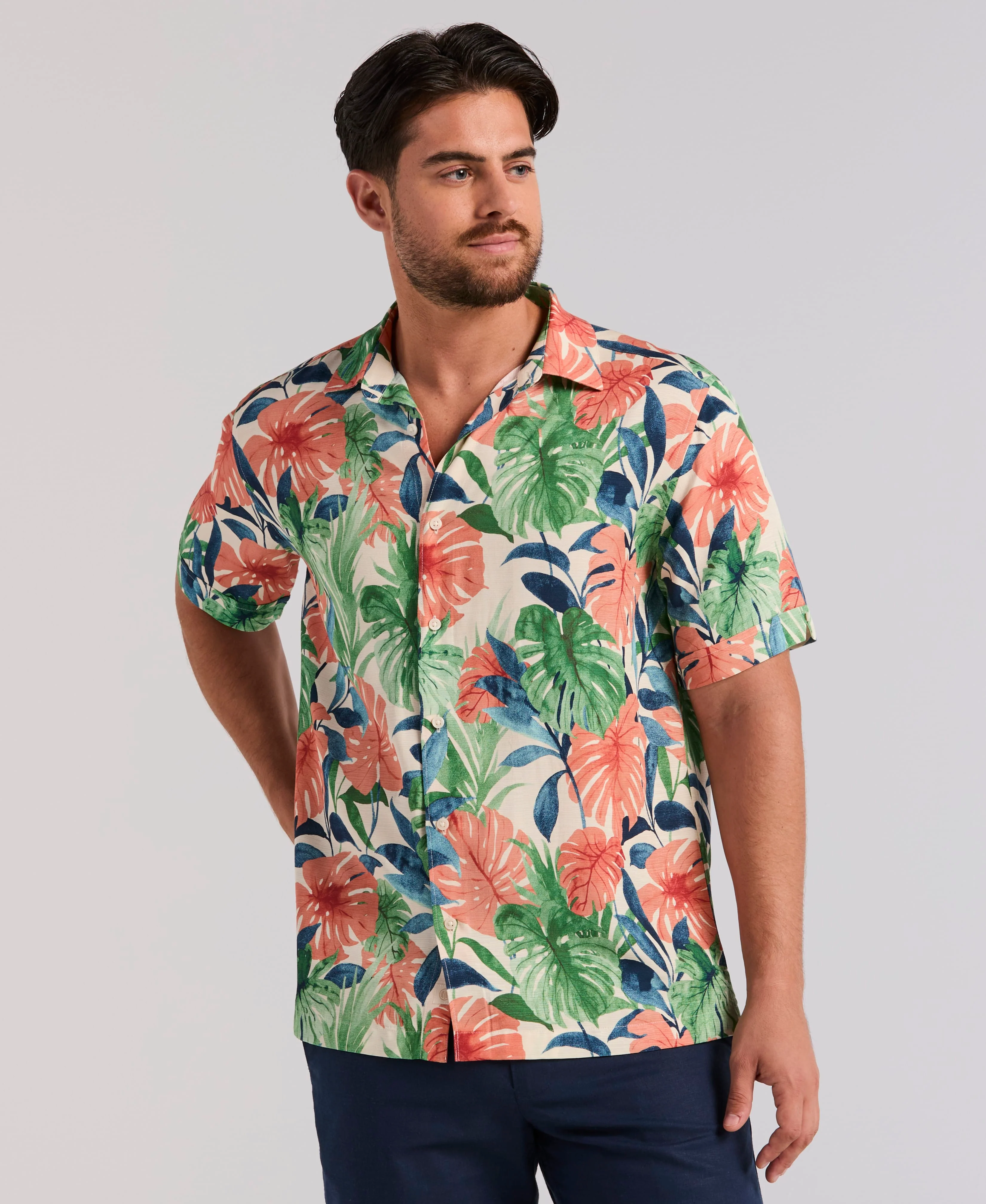 Botanical Print Shirt