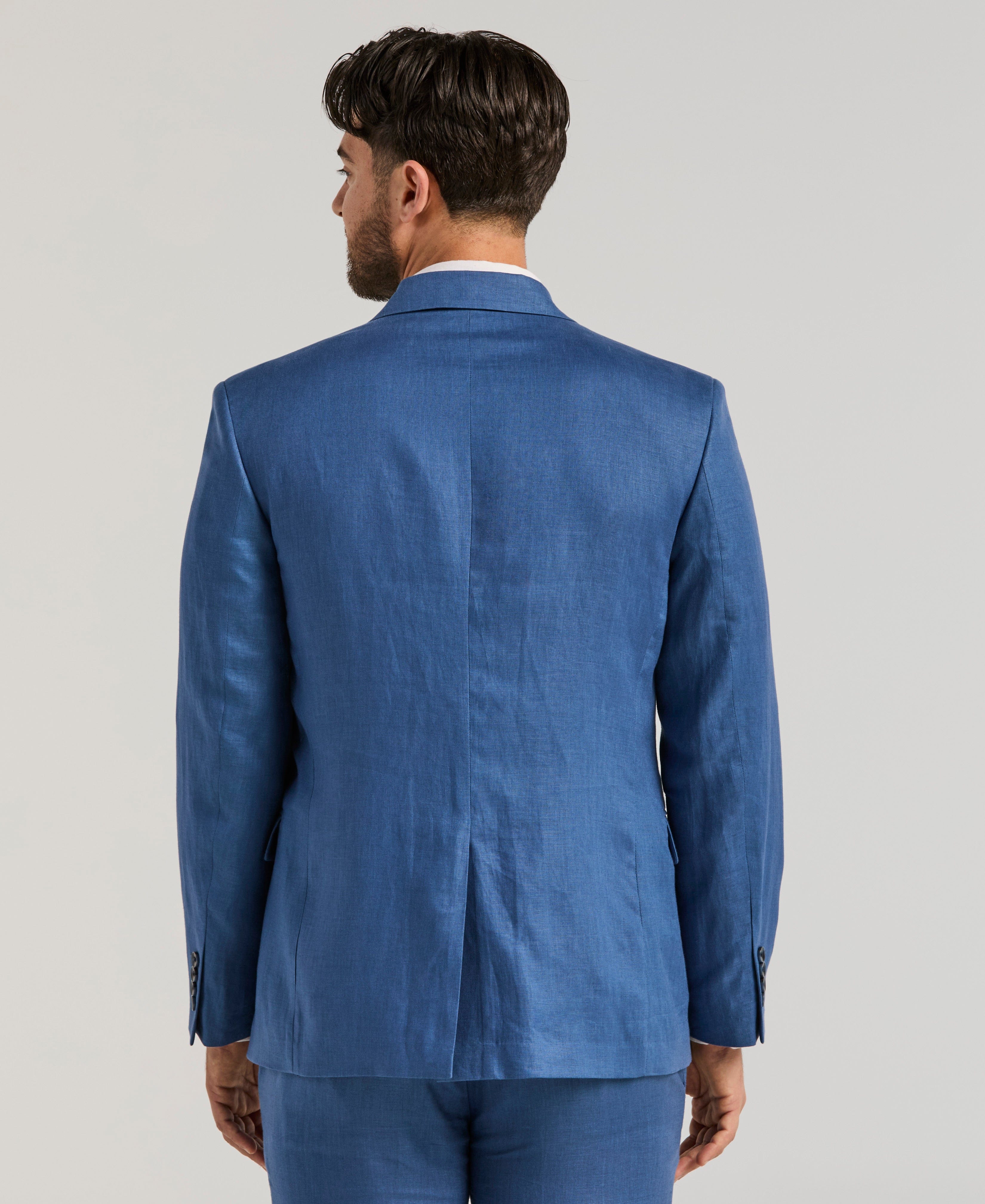 Delave Linen True Navy Suit Set - Image 3