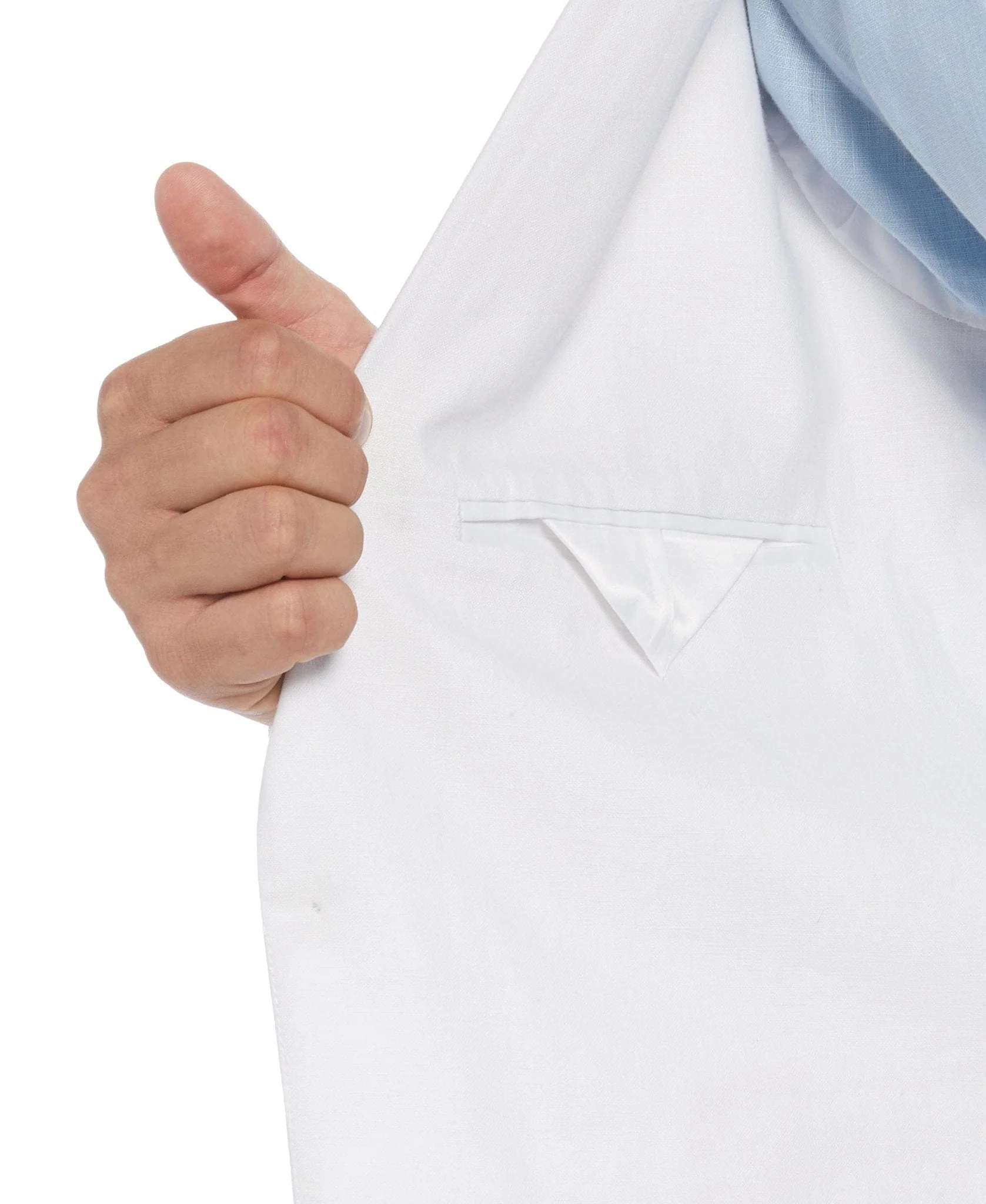 Delave White Linen Suit - Image 6