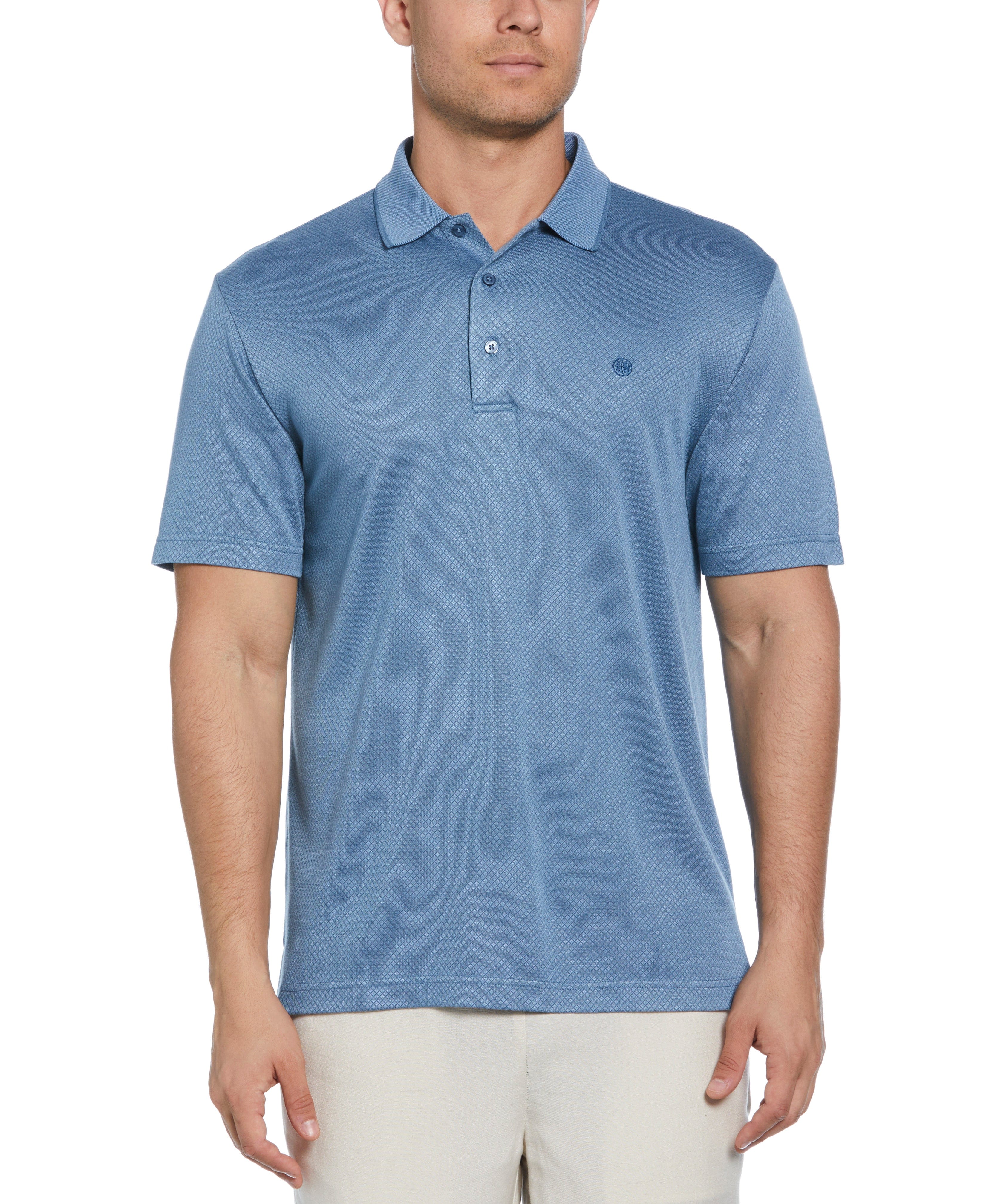 Diamond Jacquard Polo Shirt - Image 11