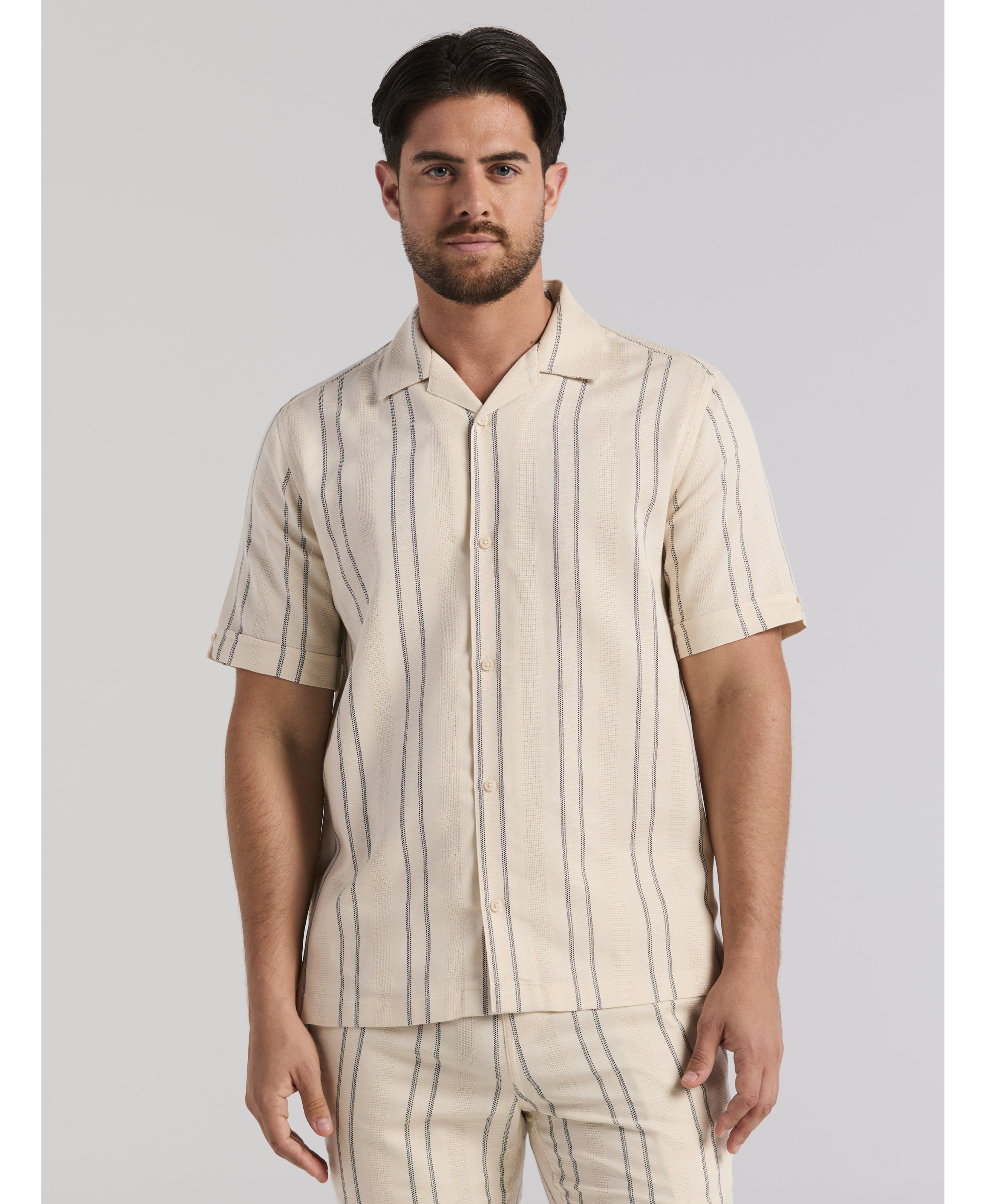 Dobby Striped Shirt