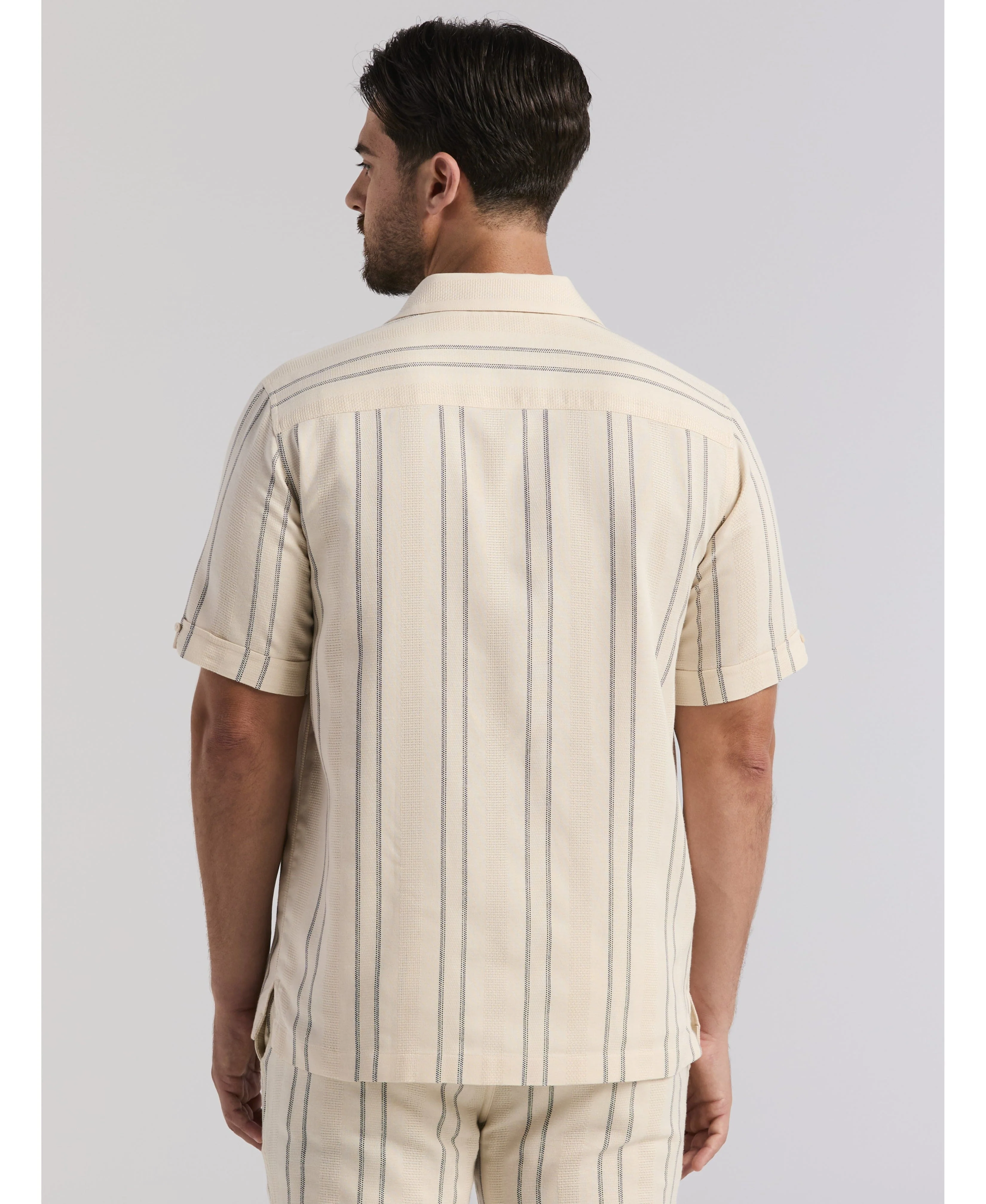 Dobby Striped Shirt - Image 4