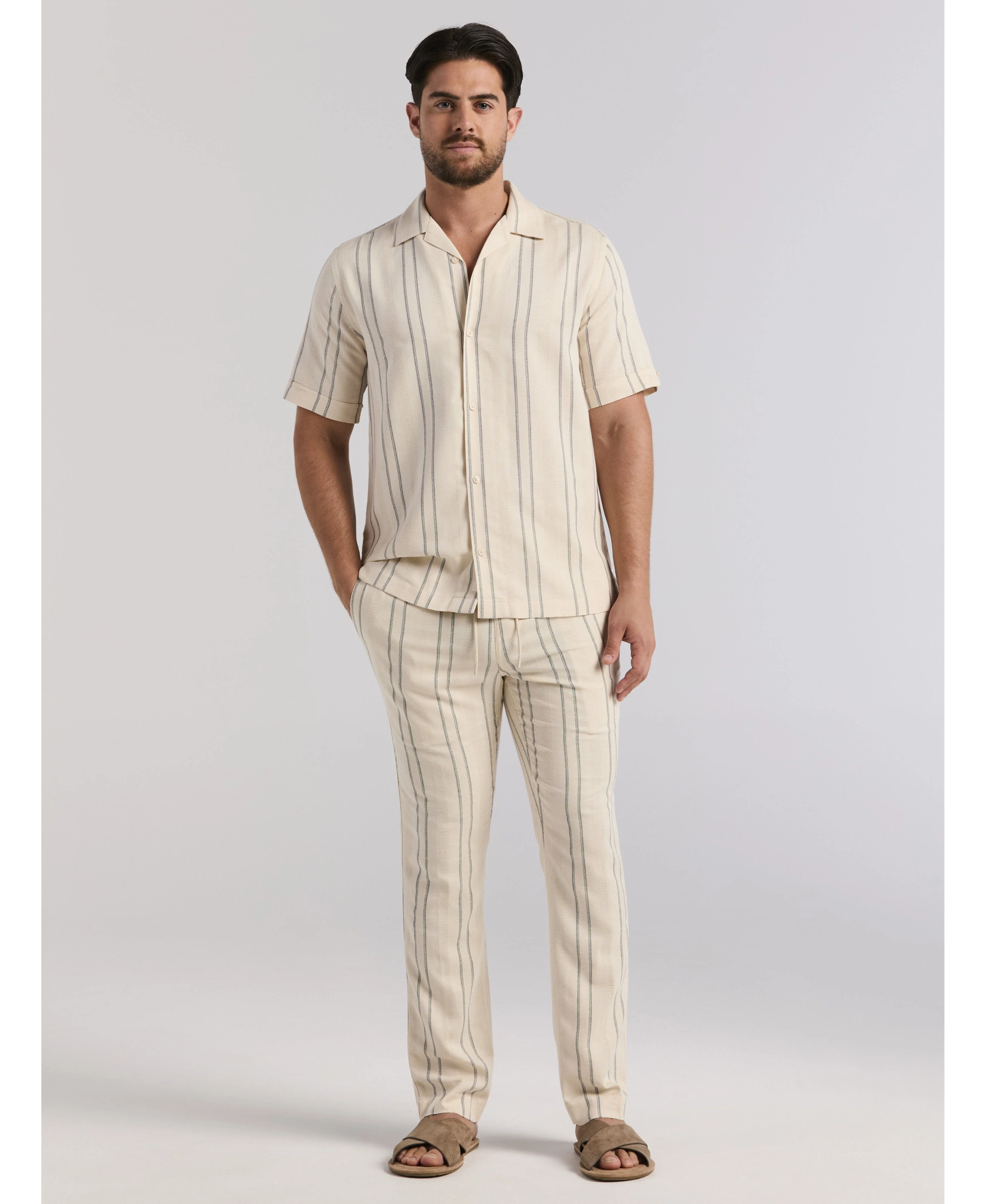 Dobby Striped Shirt - Image 5