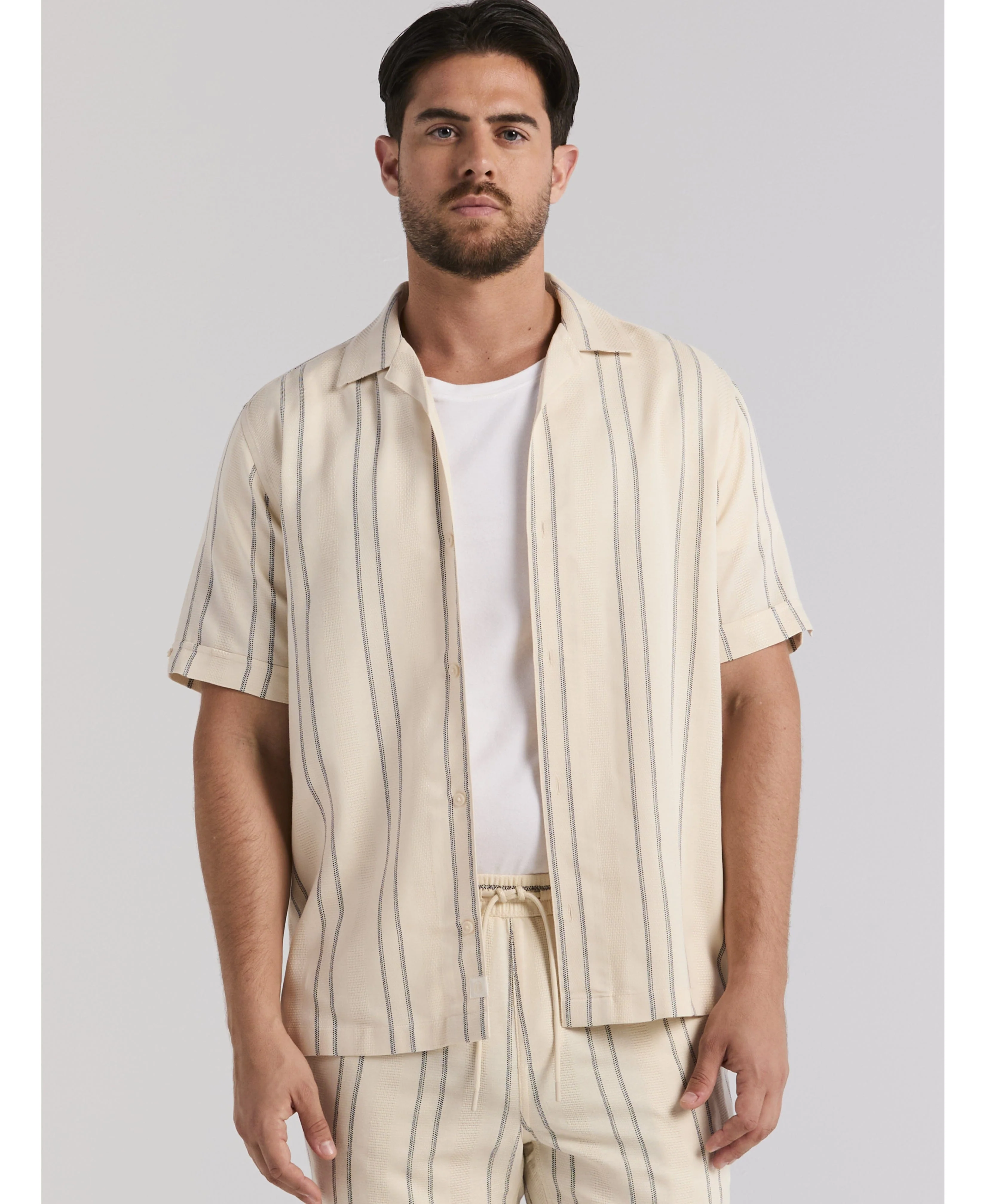 Dobby Striped Shirt - Image 7