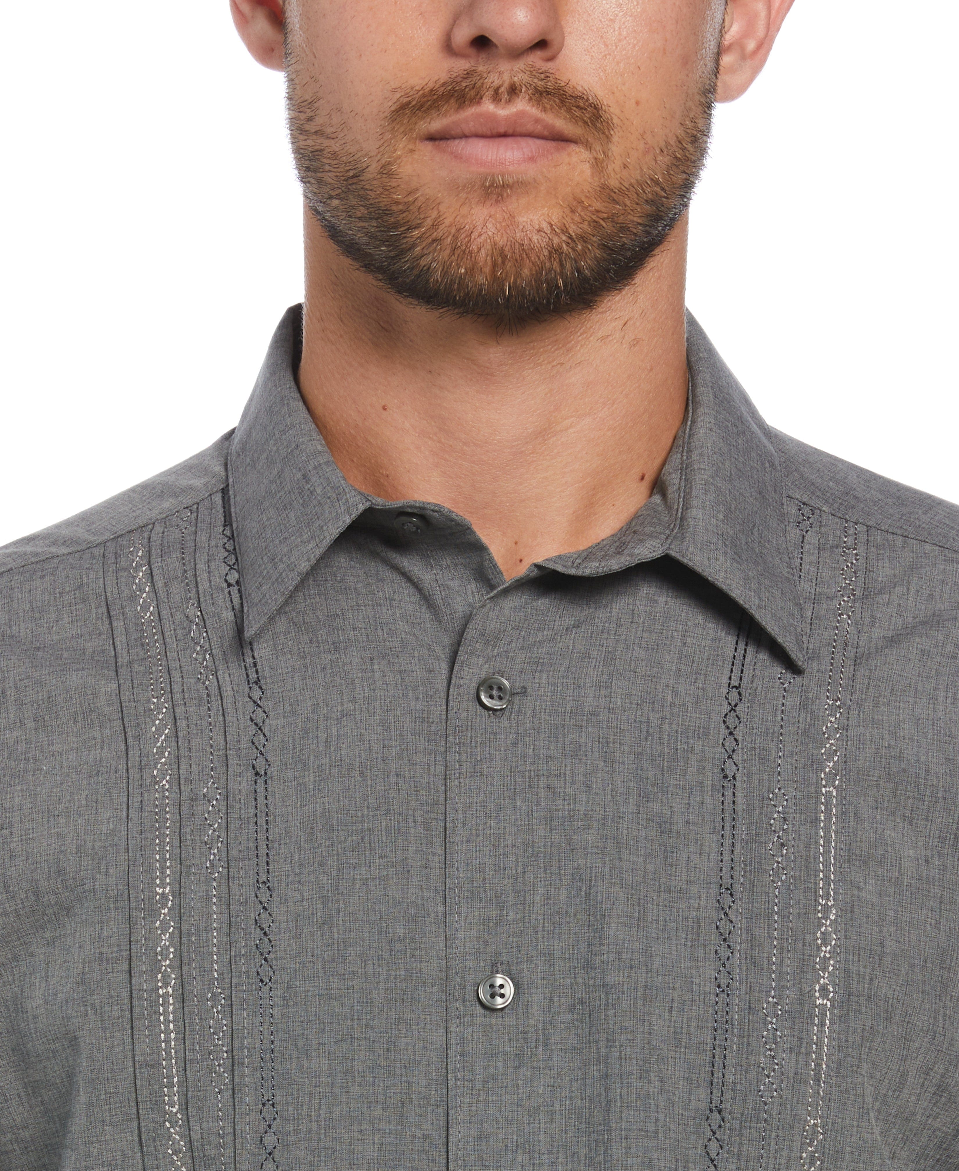 Geo Embroidered Panel Shirt - Image 21