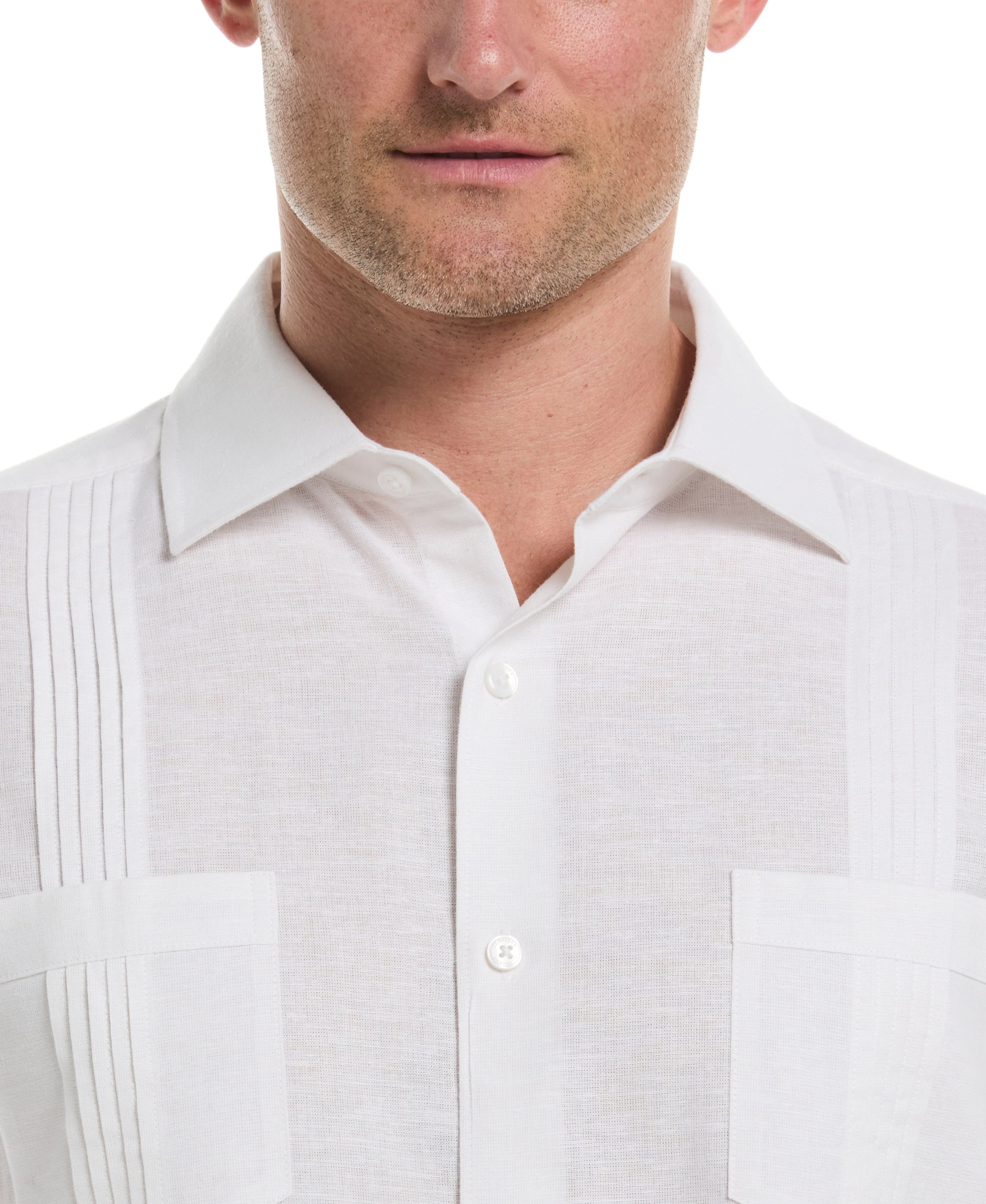 4-Pocket Linen-Blend Guayabera - Image 19