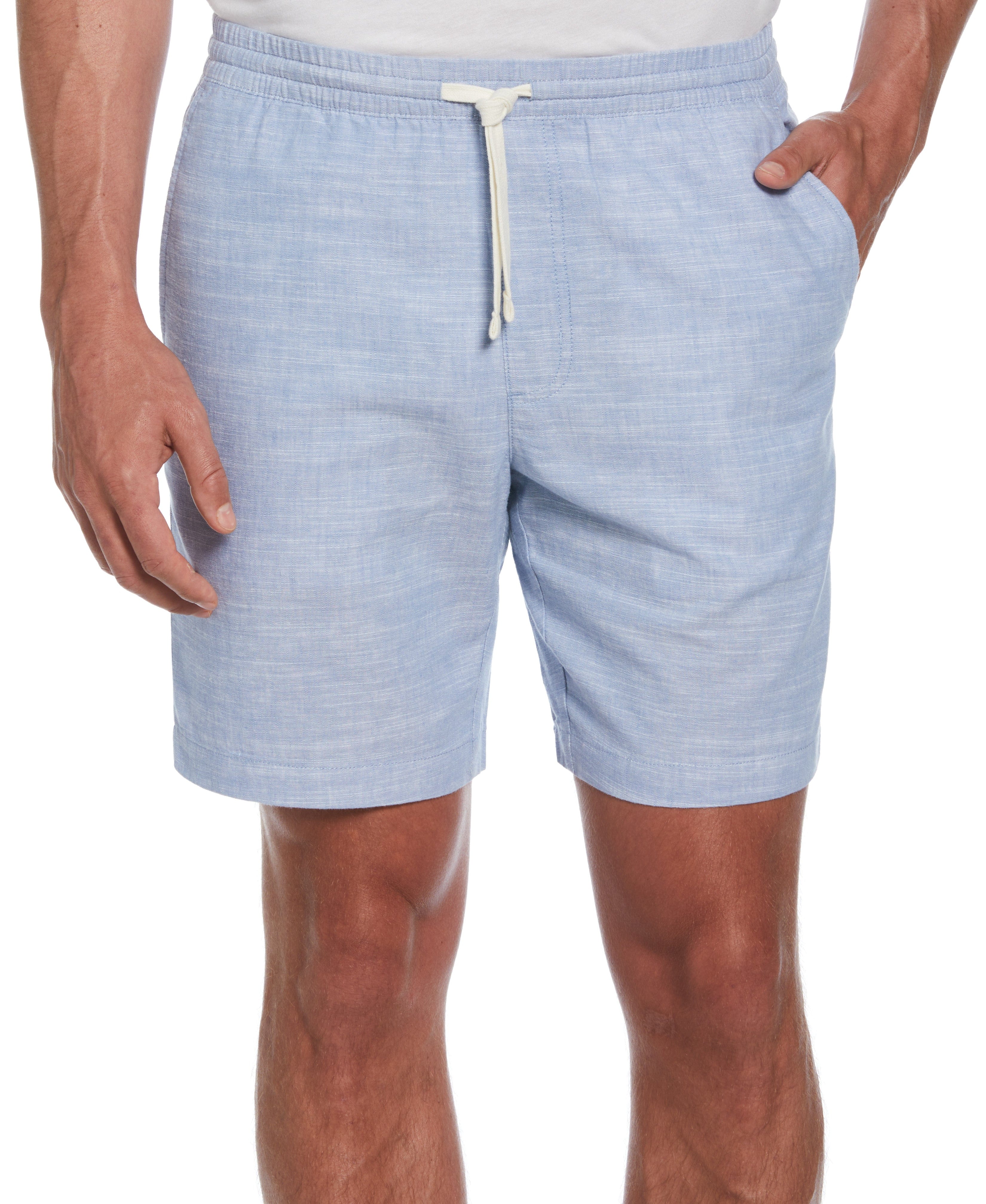 Linen Blend 7" Cross Dyed Slub Short - Image 6