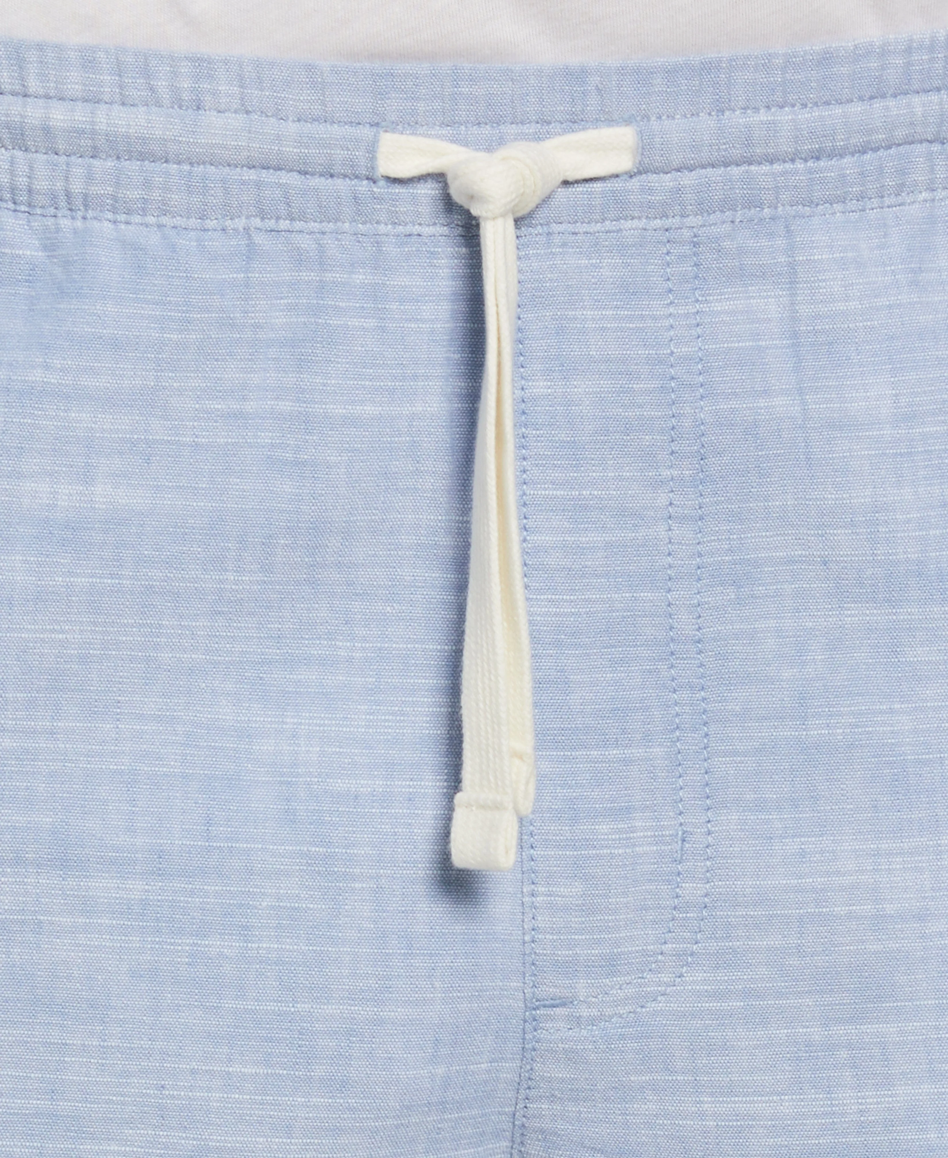 Linen Blend 7" Cross Dyed Slub Short - Image 8
