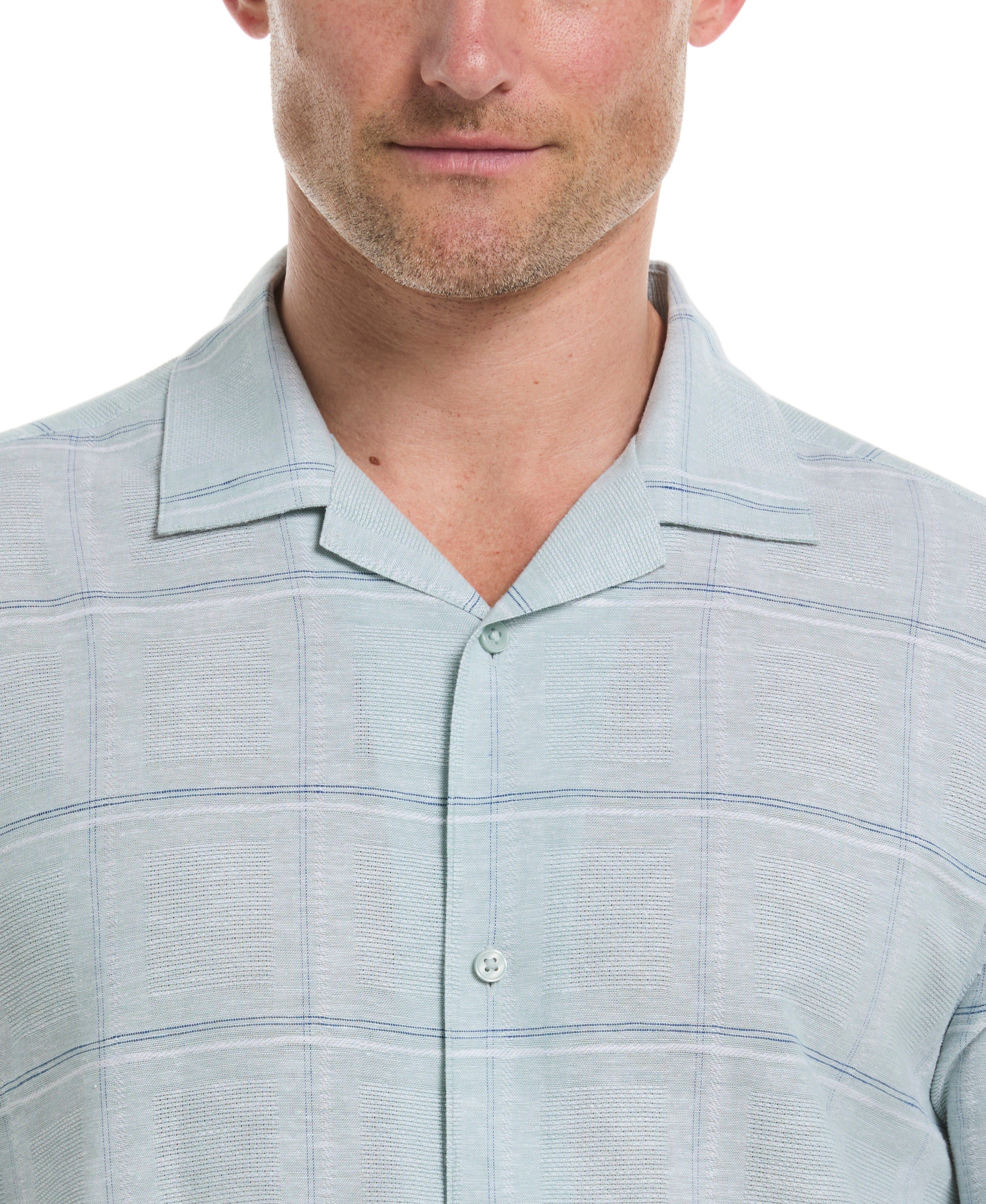 Dobby Windowpane Shirt - Image 2