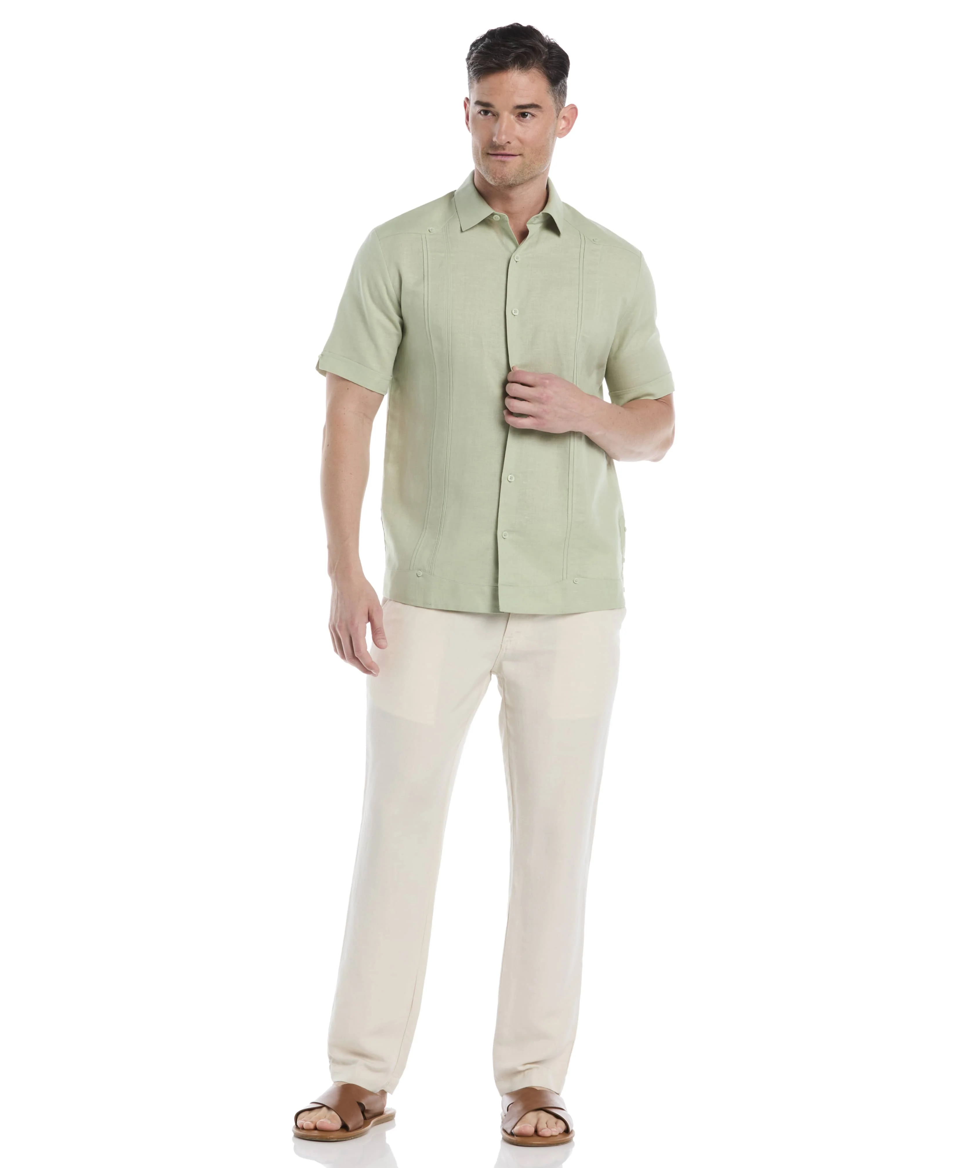 Linen-Blend Core Drawstring Pants - Image 33