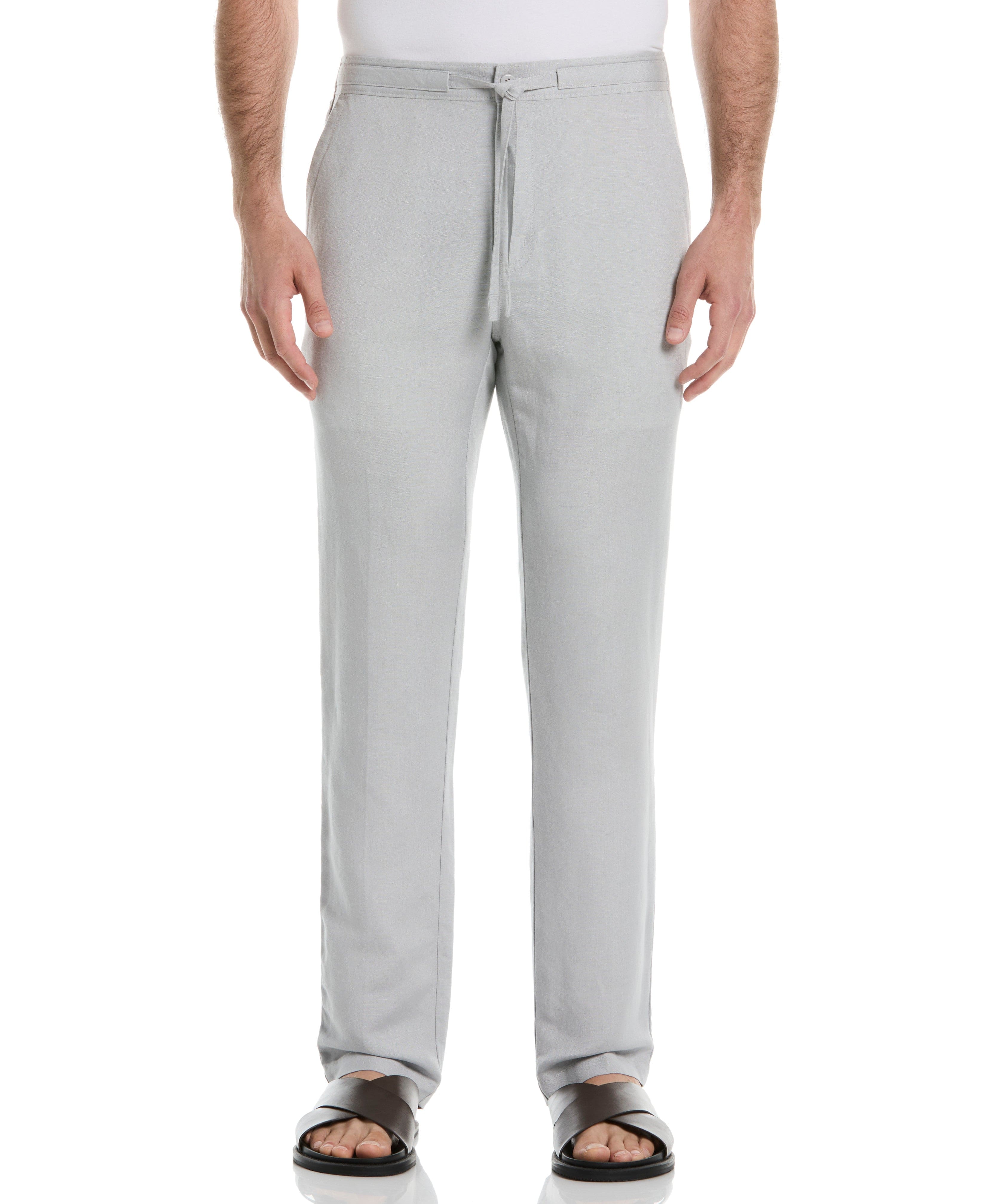 Linen-Blend Core Drawstring Pants - Image 35