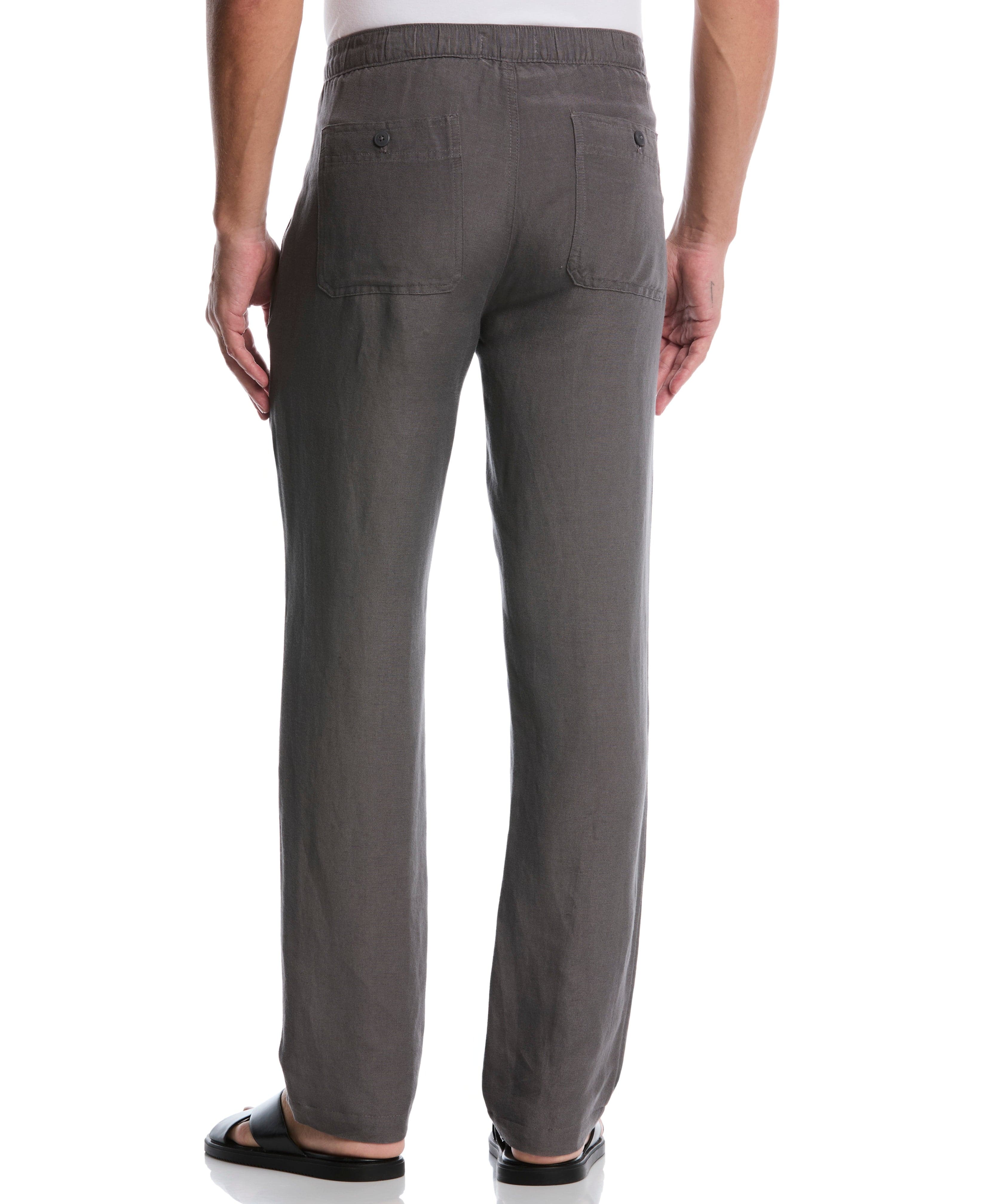 Linen-Blend Core Drawstring Pants - Image 39