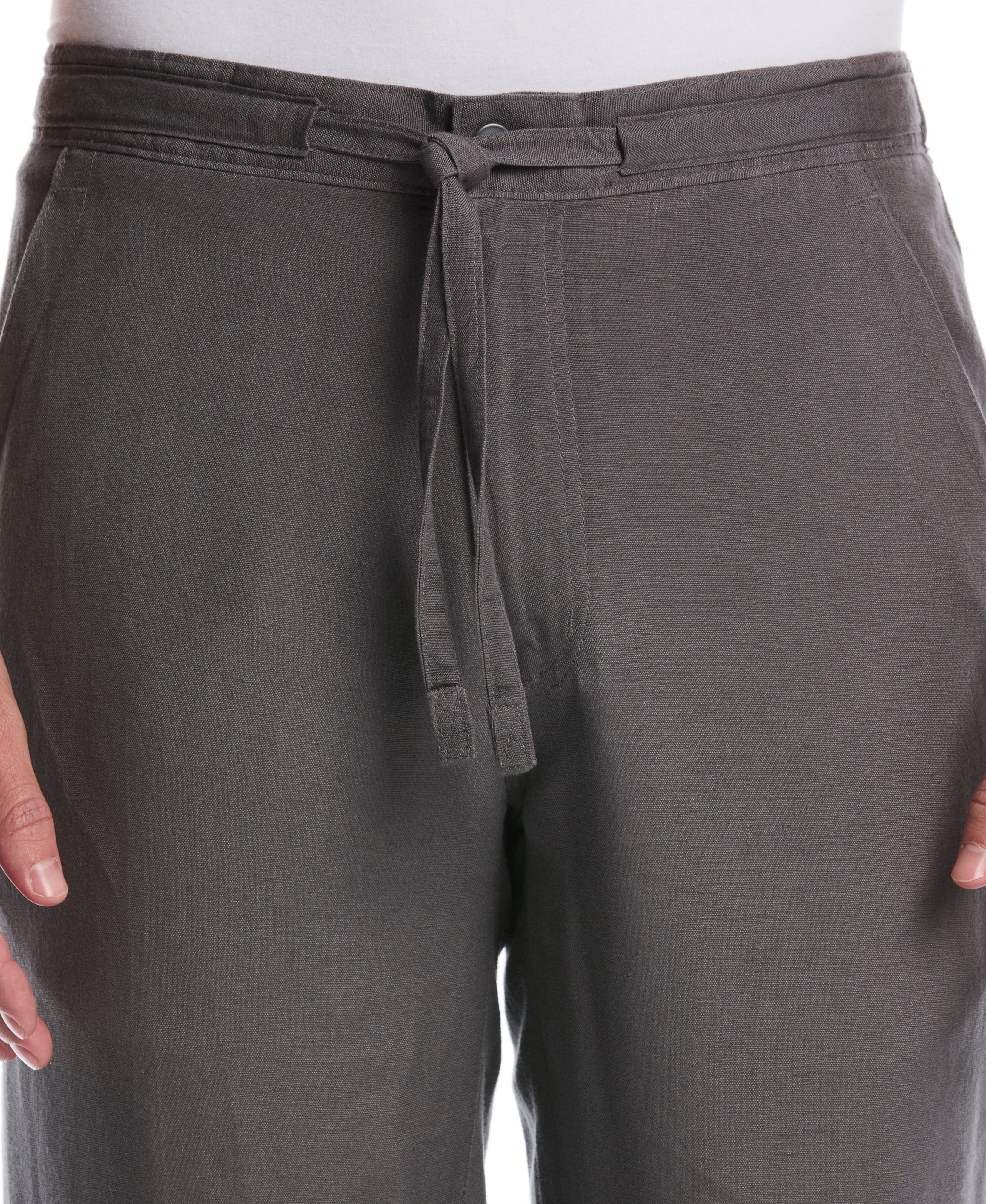 Linen-Blend Core Drawstring Pants - Image 41