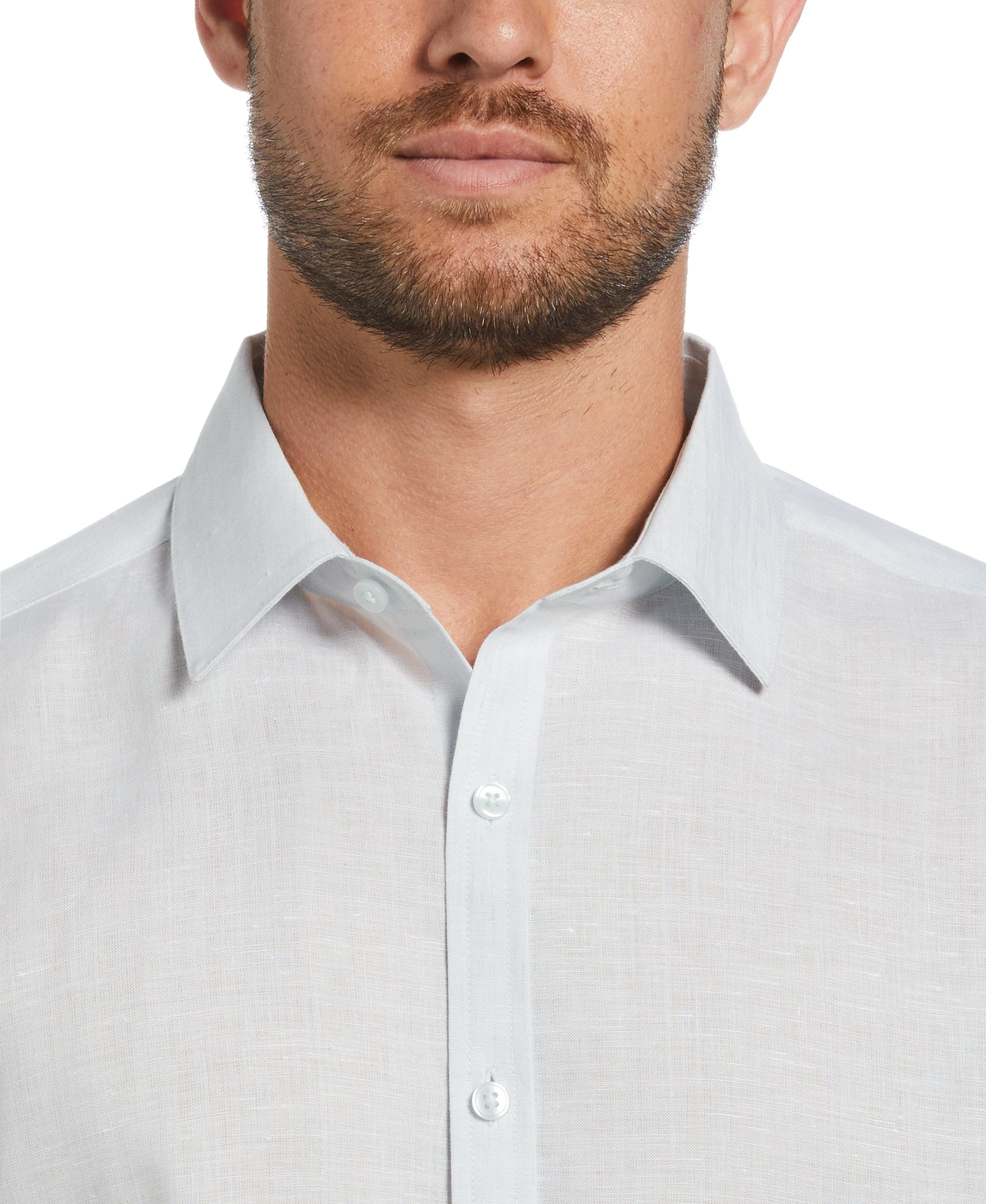 Travelselect™ Linen-Blend Long Sleeve Shirt - Image 37