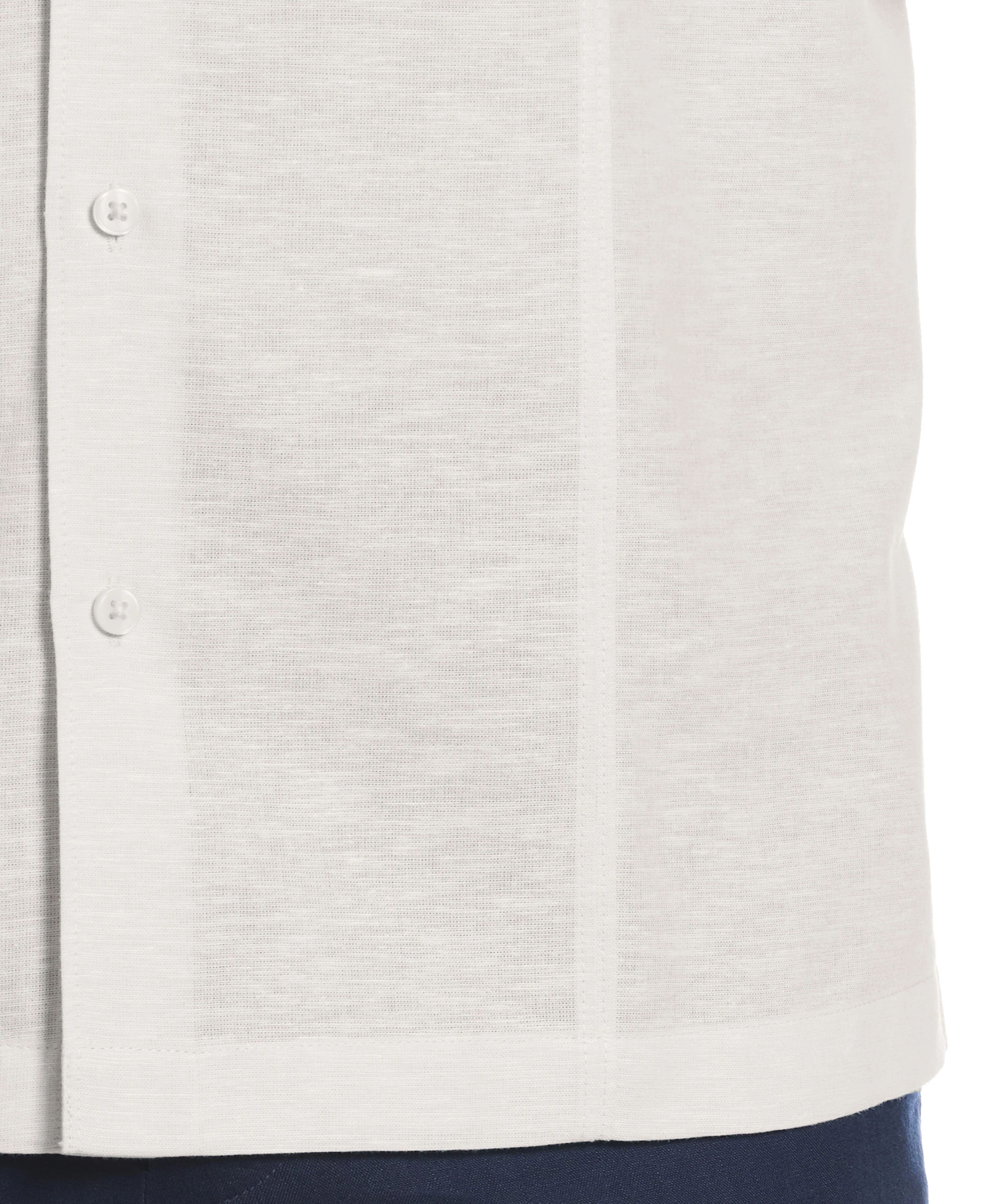 Tuck Panel Linen-Blend Shirt - Image 9