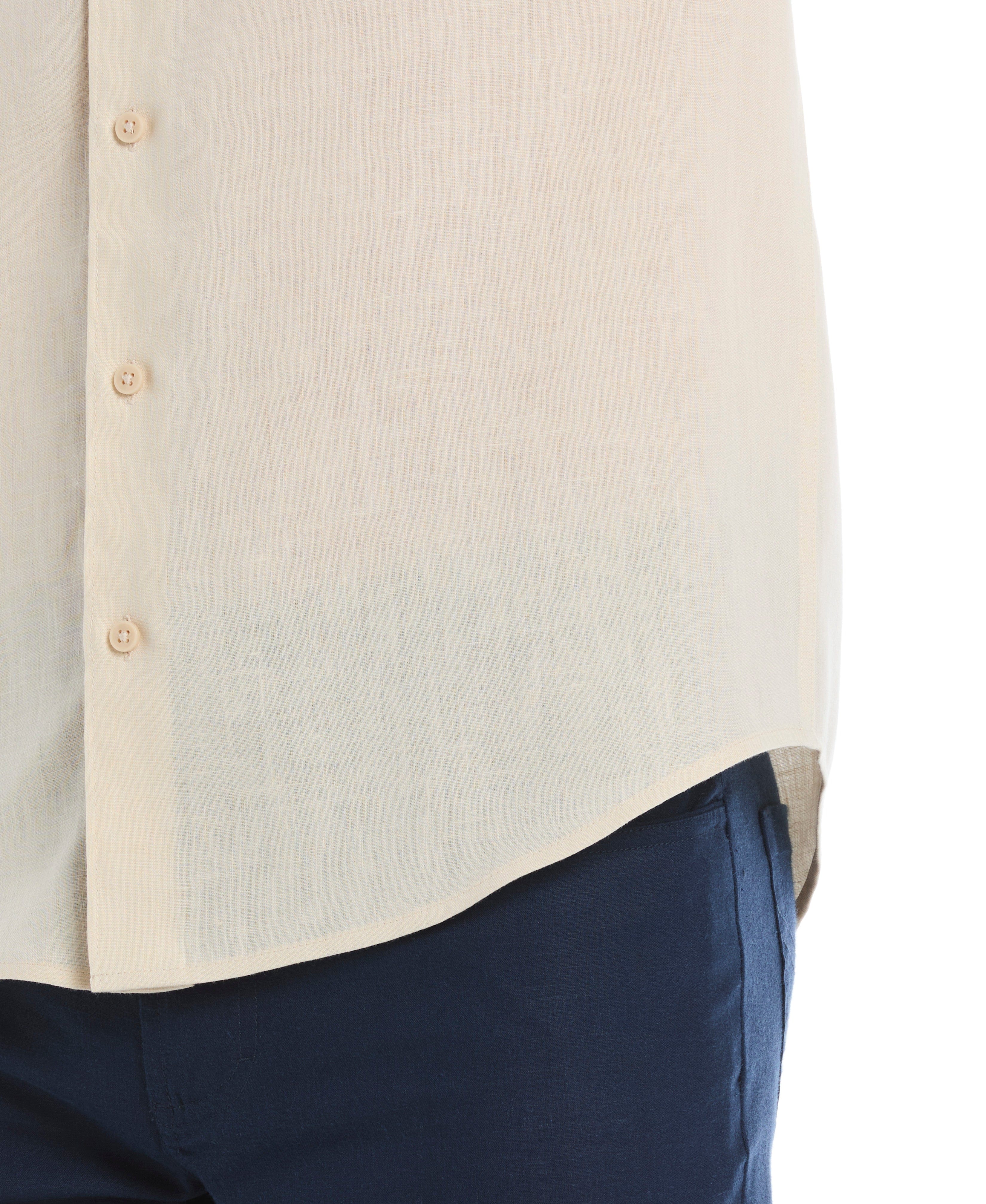 Travelselect™ Linen-Blend Rolled Sleeve Shirt - Image 47