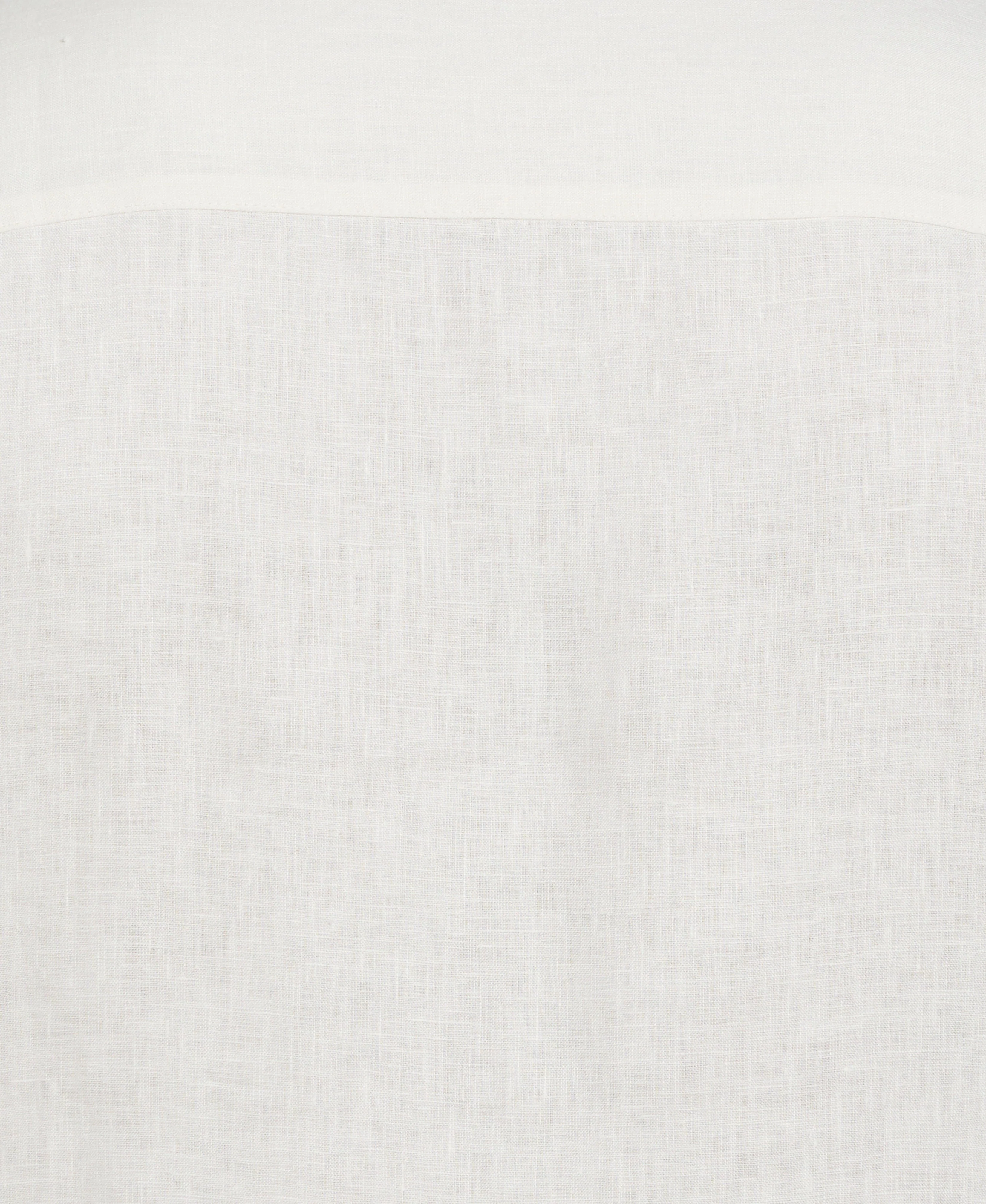 Eyelet Panel Linen Guayabera - Image 5