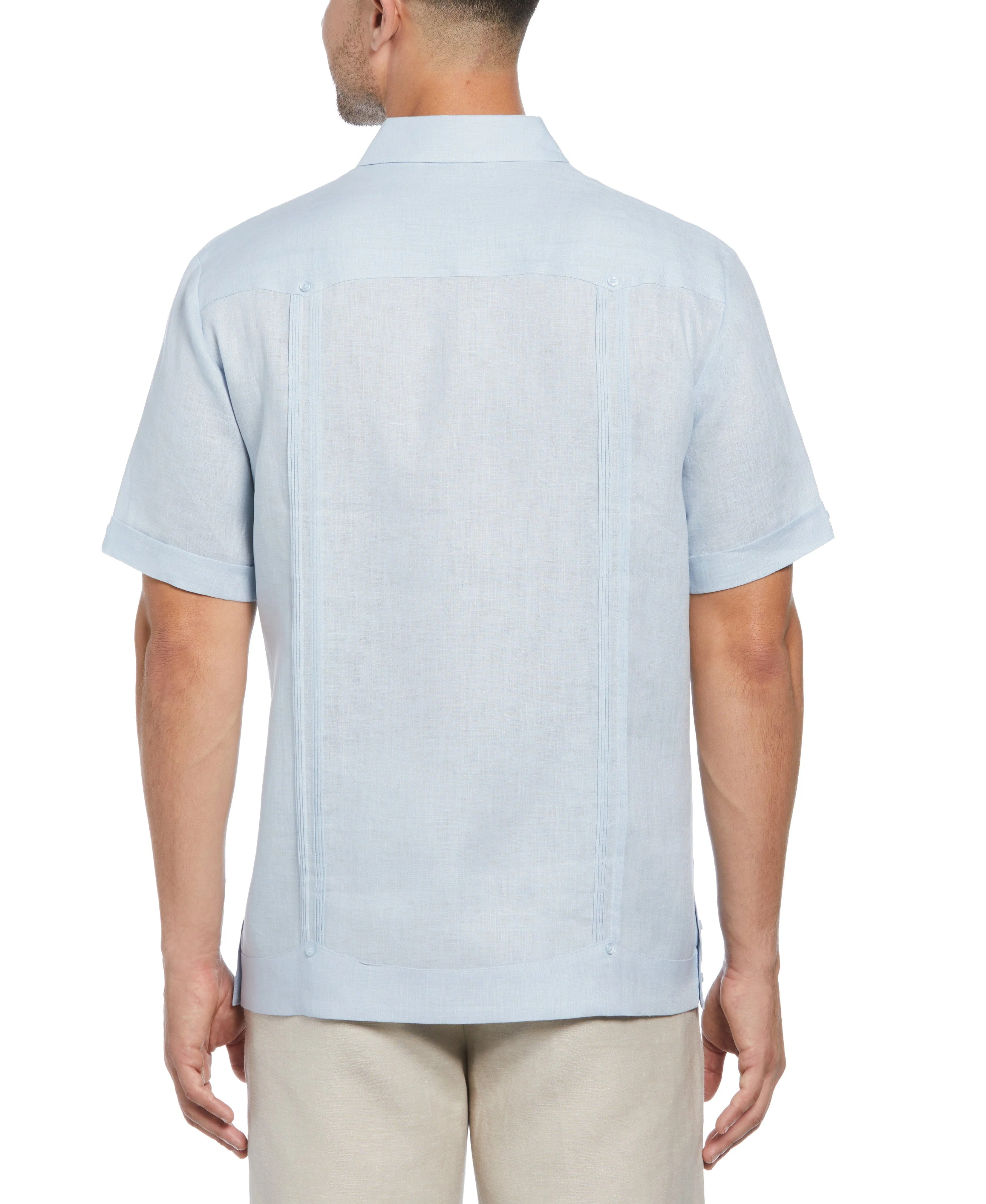 100% Linen Four-Pocket Guayabera - Image 13