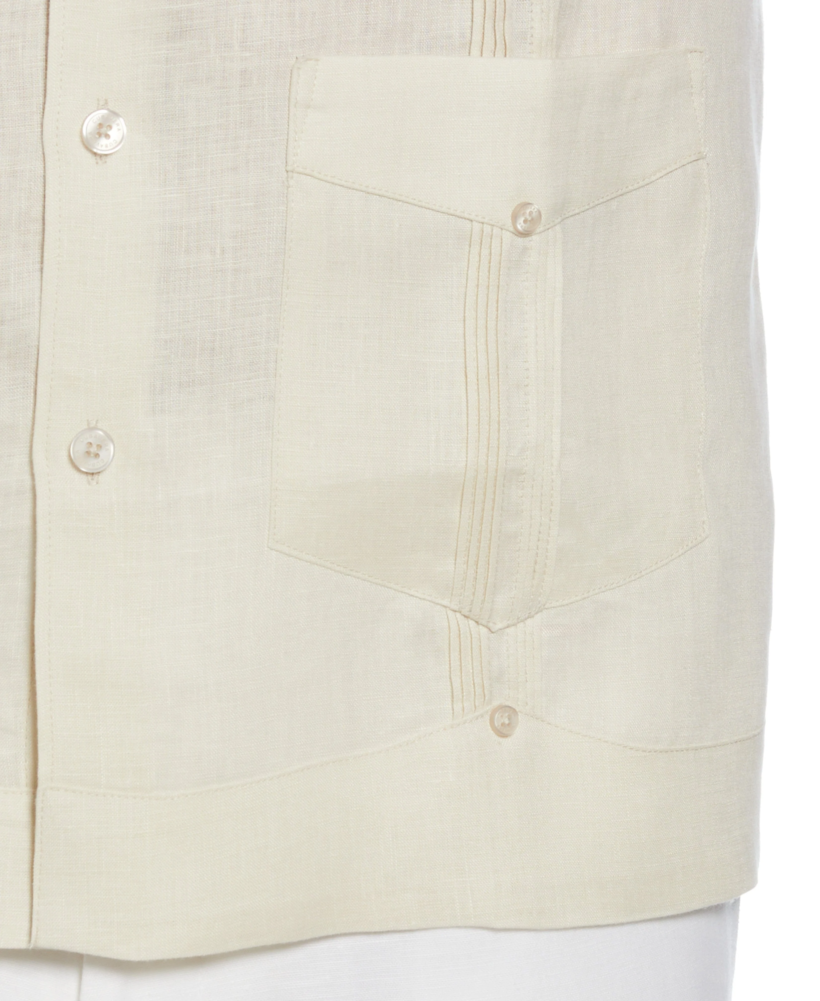 100% Linen Four-Pocket Guayabera - Image 4
