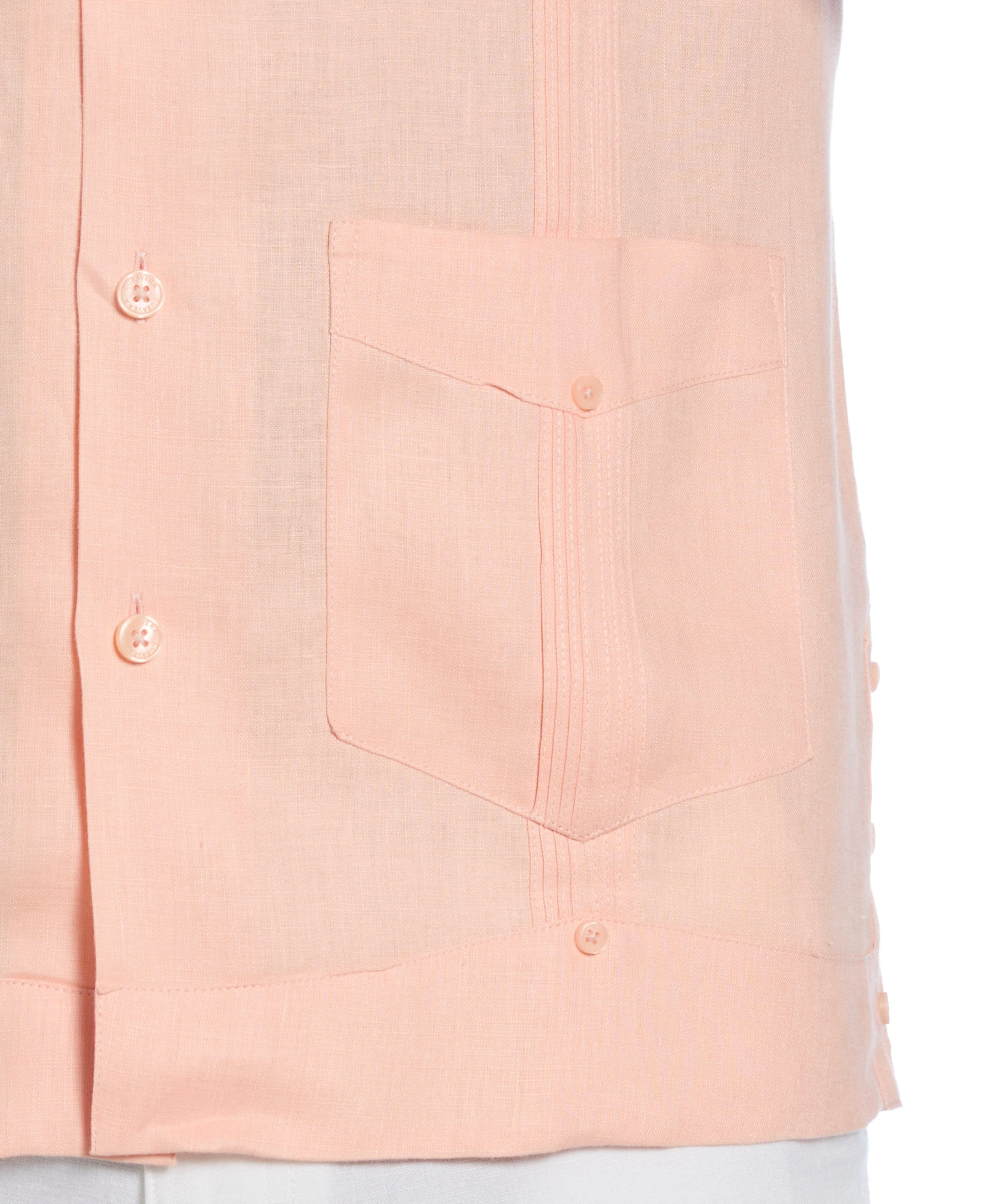 100% Linen Classic Guayabera Shirt - Short Sleeve - Image 55