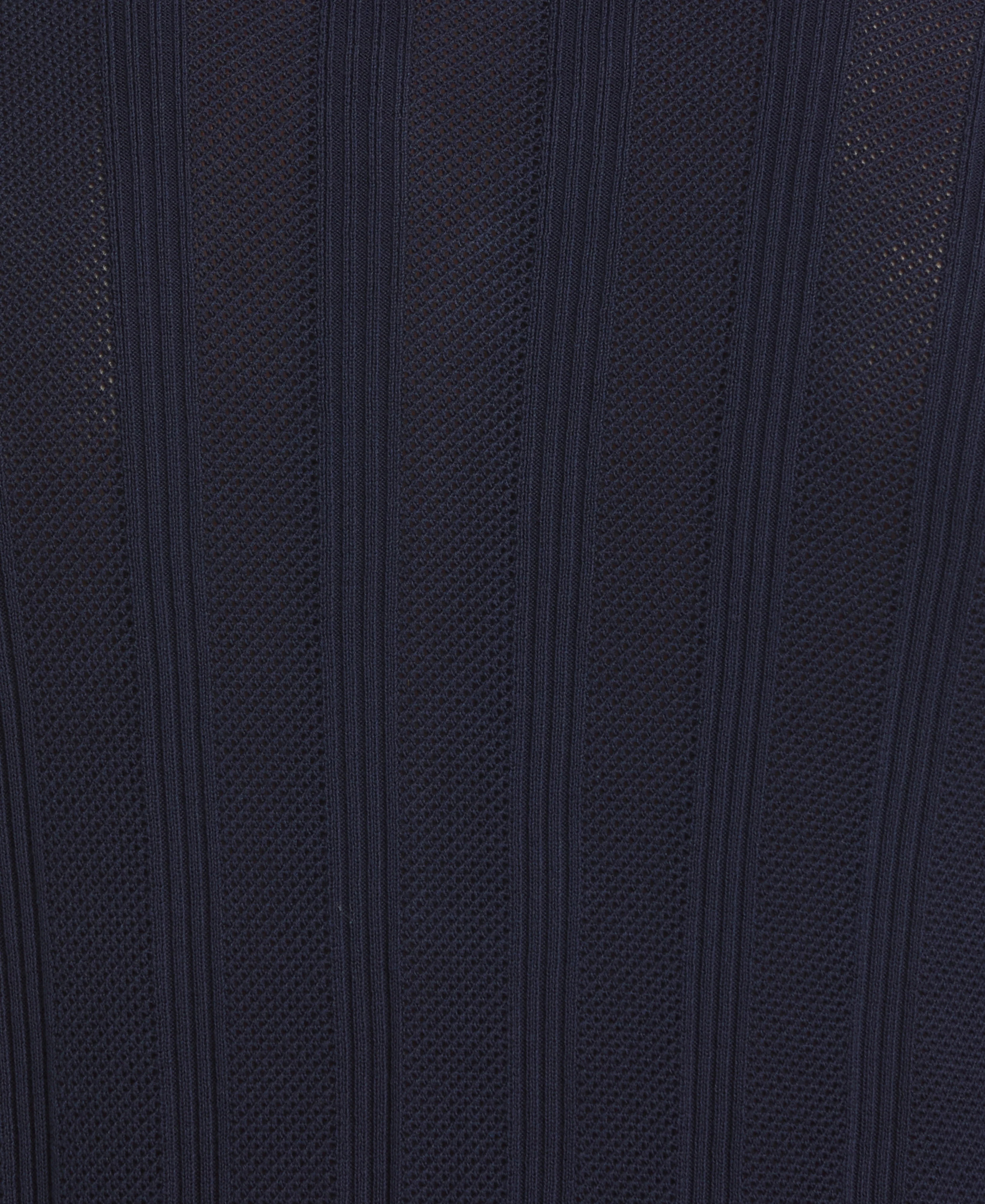 Mesh Stripe Short Sleeve Sweater - Image 19