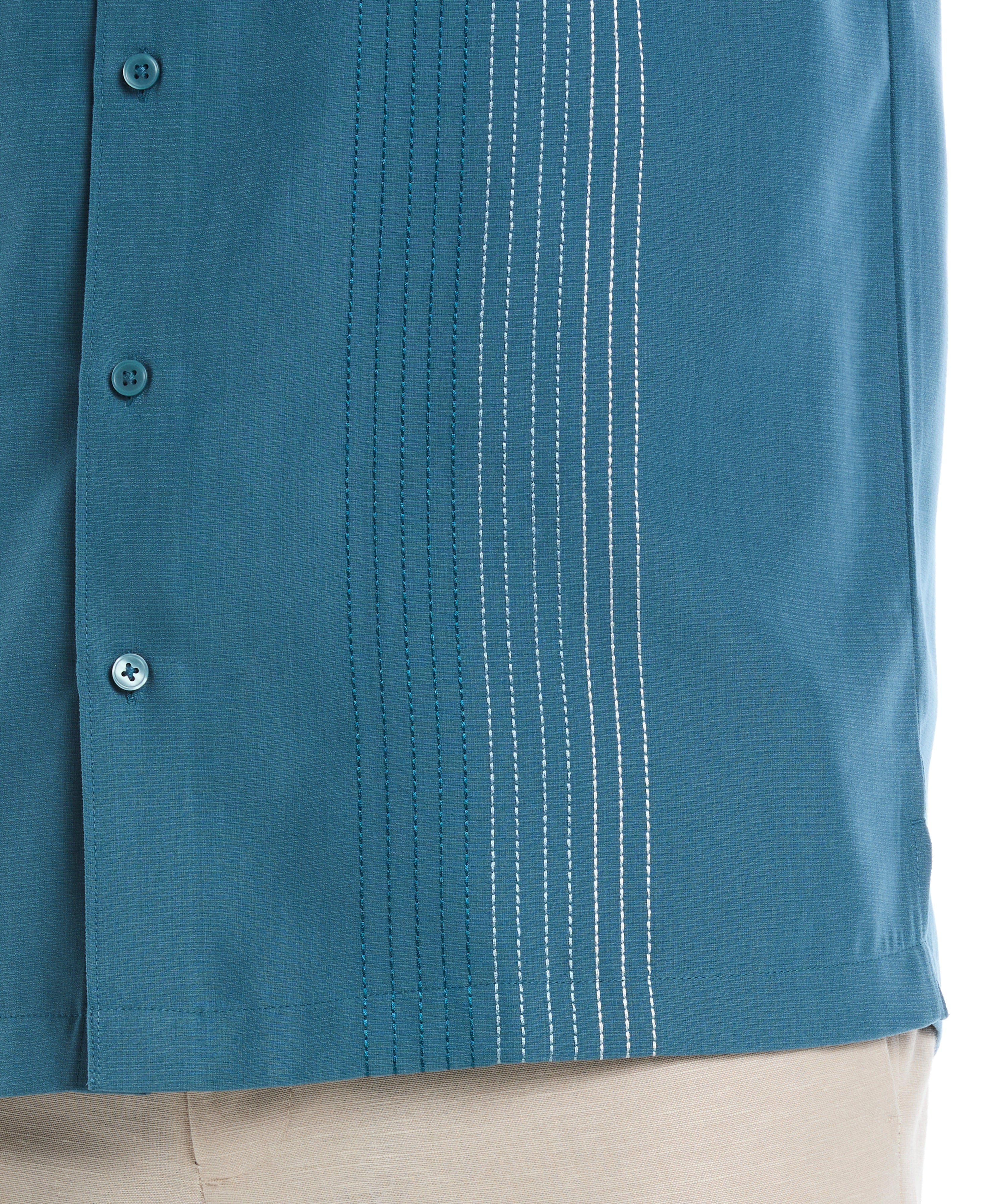 Big & Tall Ombre Embroidered Panel Shirt - Image 21
