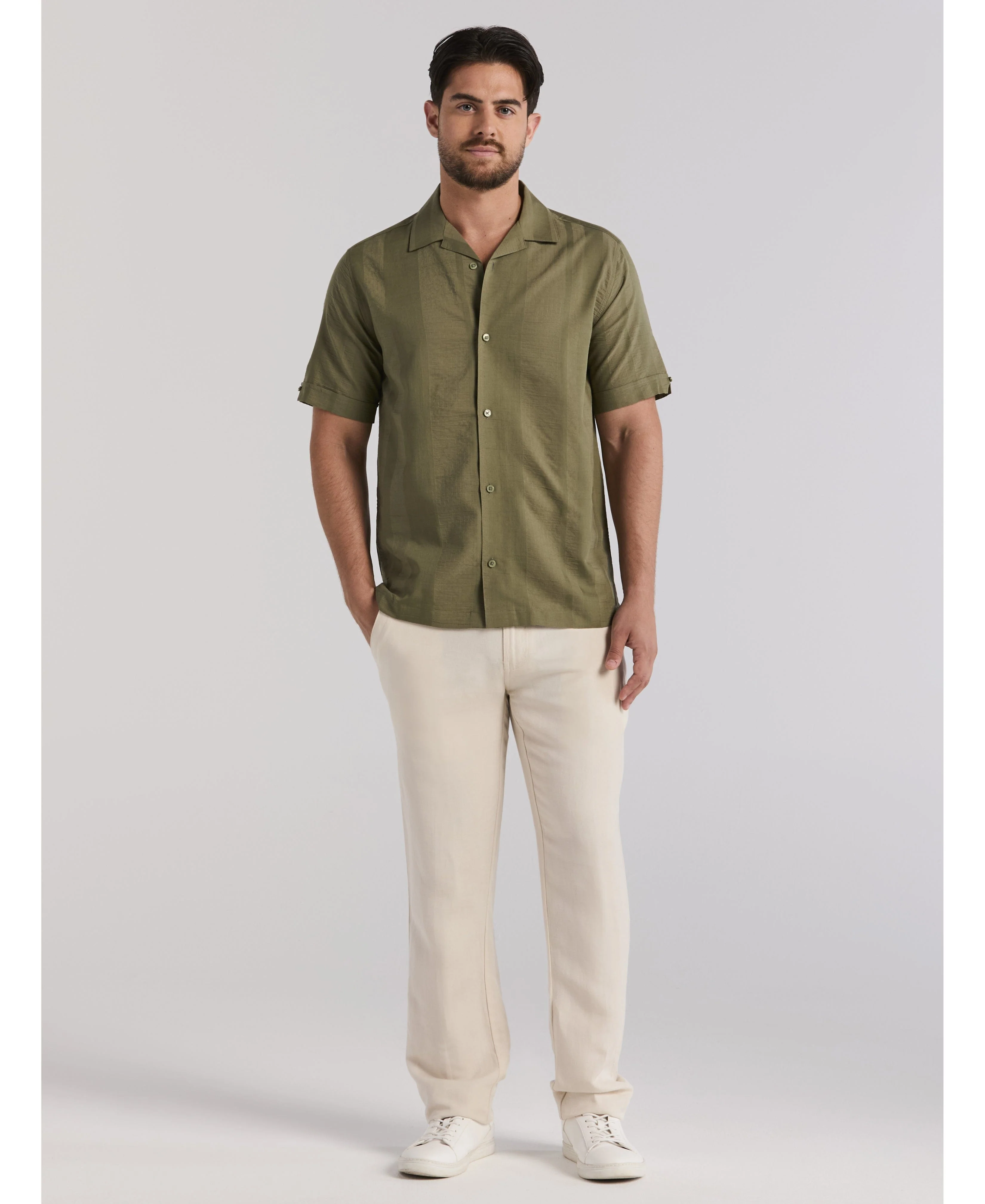 Seersucker Textured Shirt - Image 11