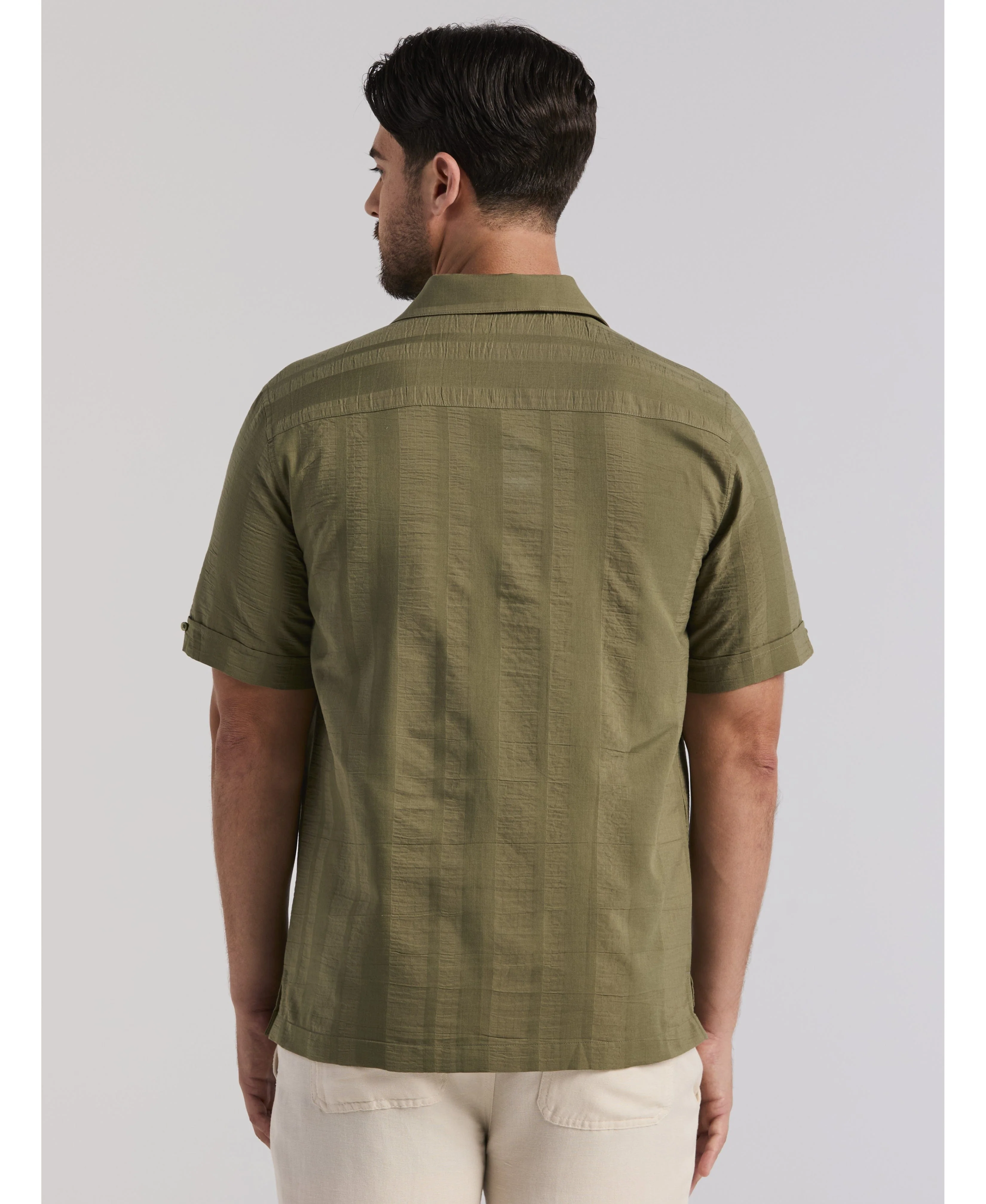 Seersucker Textured Shirt - Image 9