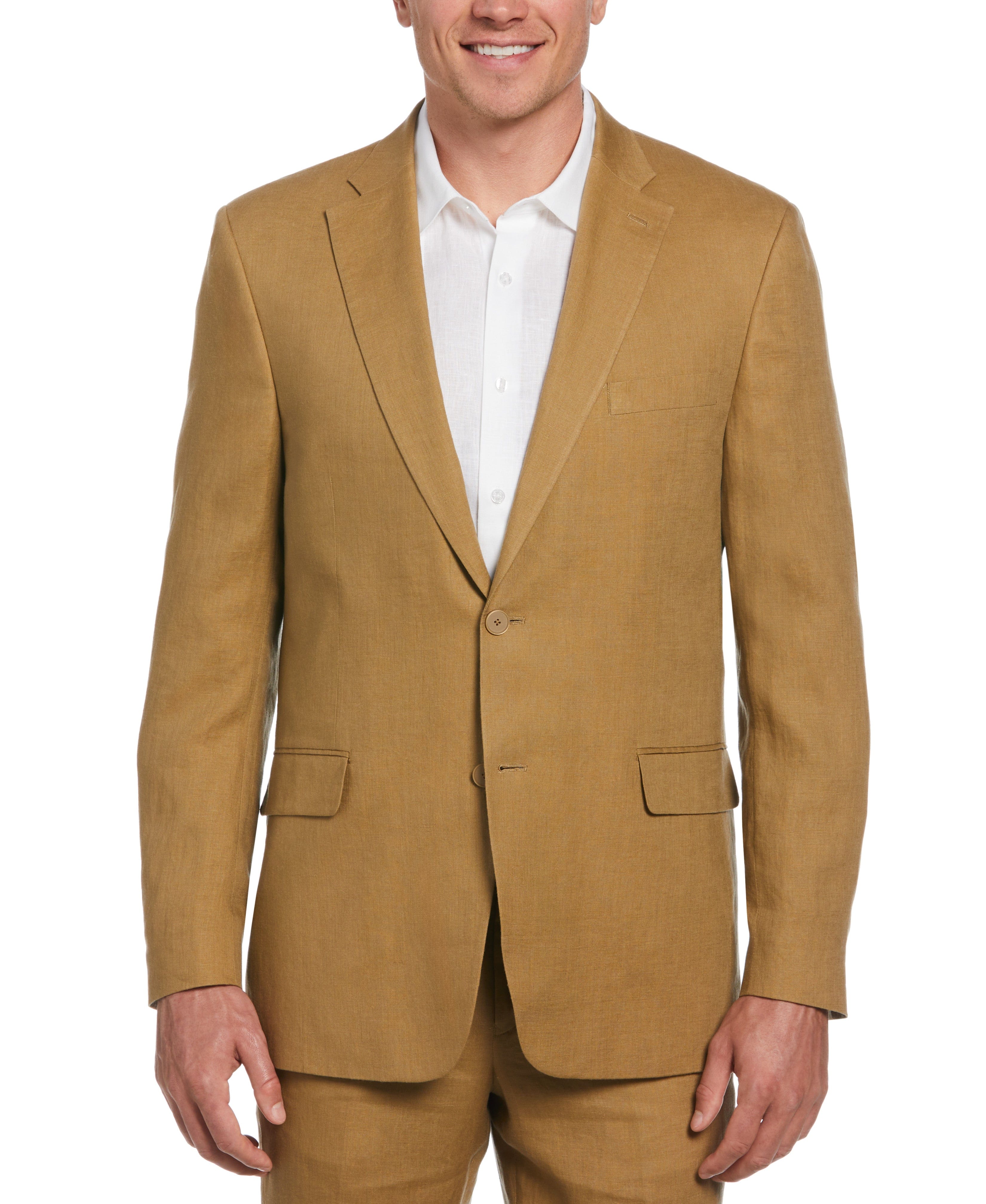 100% Linen Single-Breasted Suit Jacket - Image 7