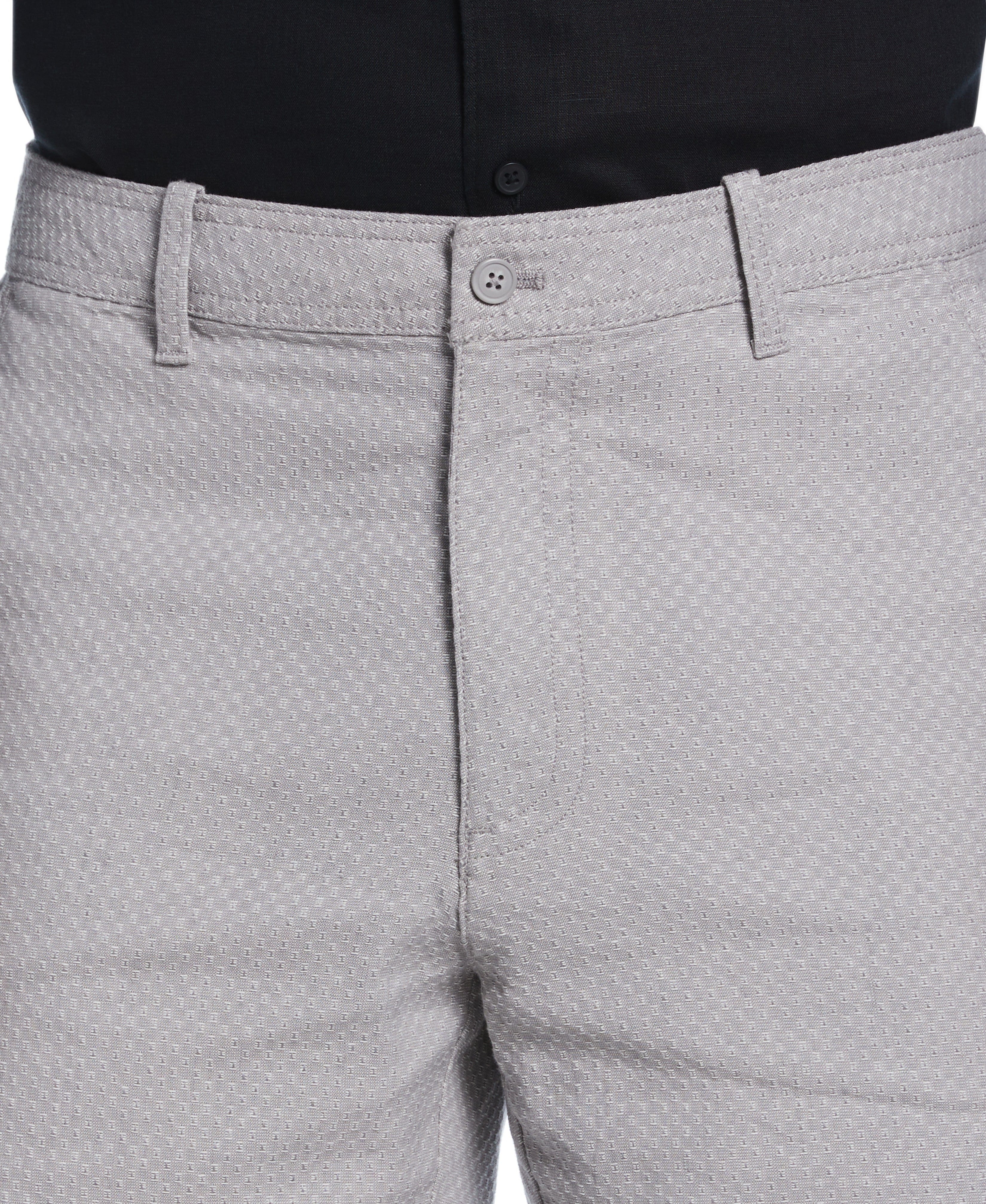 Textured Linen-Blend Flat Front Short - Image 3
