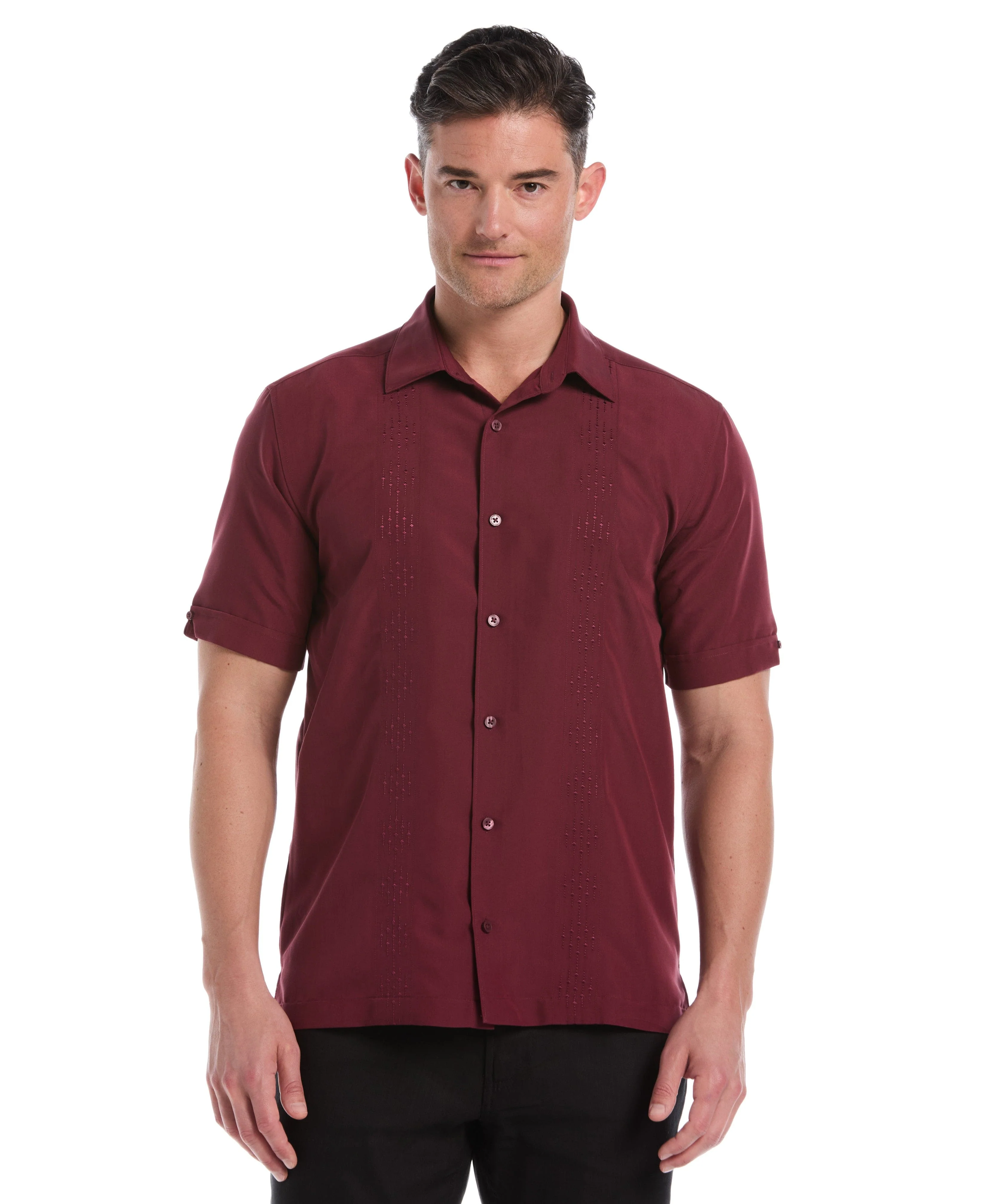 Tonal Argyle Embroidered Shirt