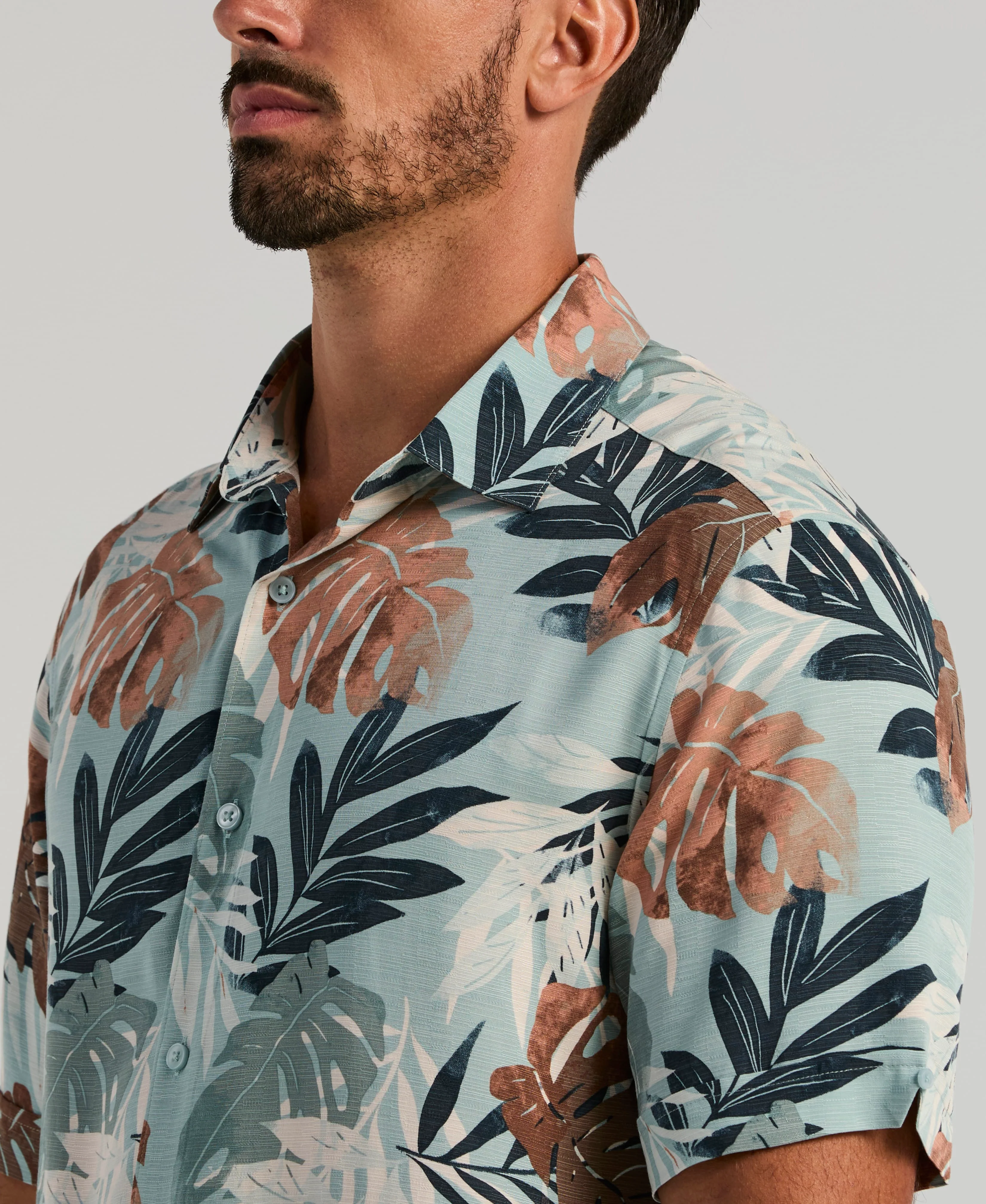 Tropical Print Shirt - Image 2