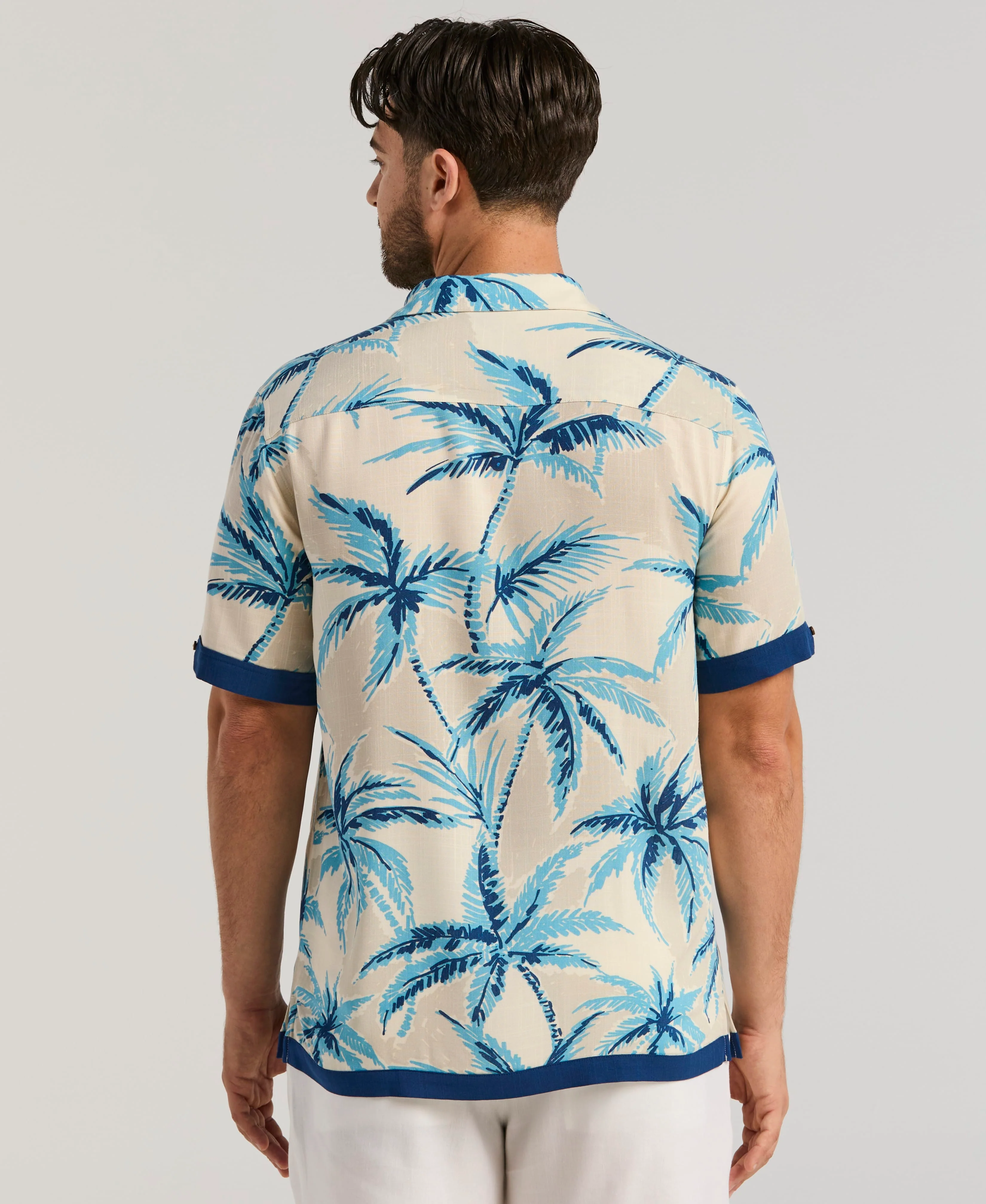 Two-Tone Palm Shirt - Image 3