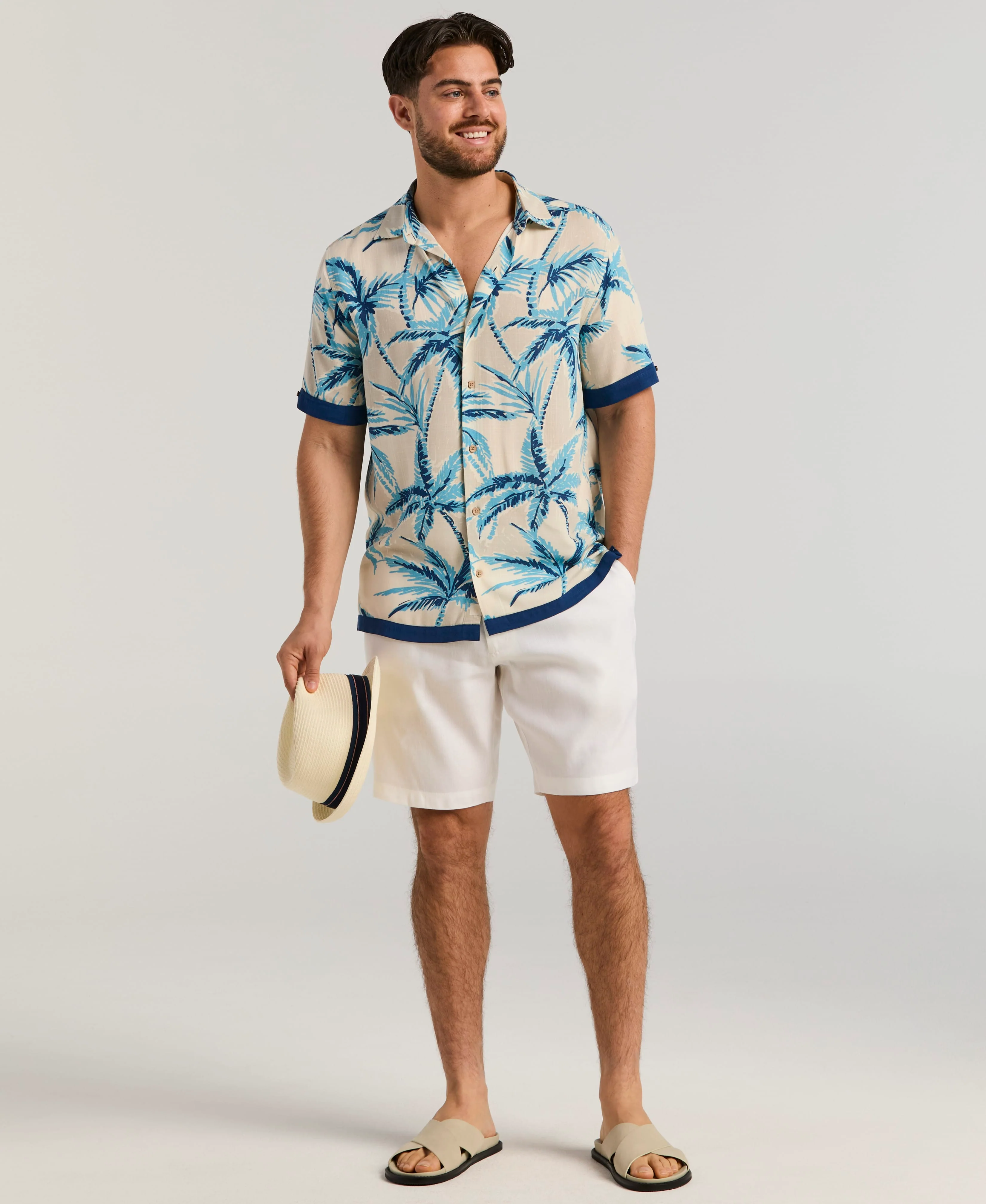 Two-Tone Palm Shirt - Image 4